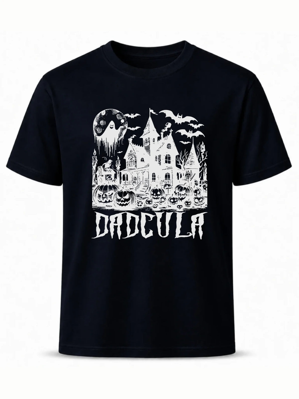 Koszulka halloweenowa dla taty -  Upiorny dom - Dadcula HL19