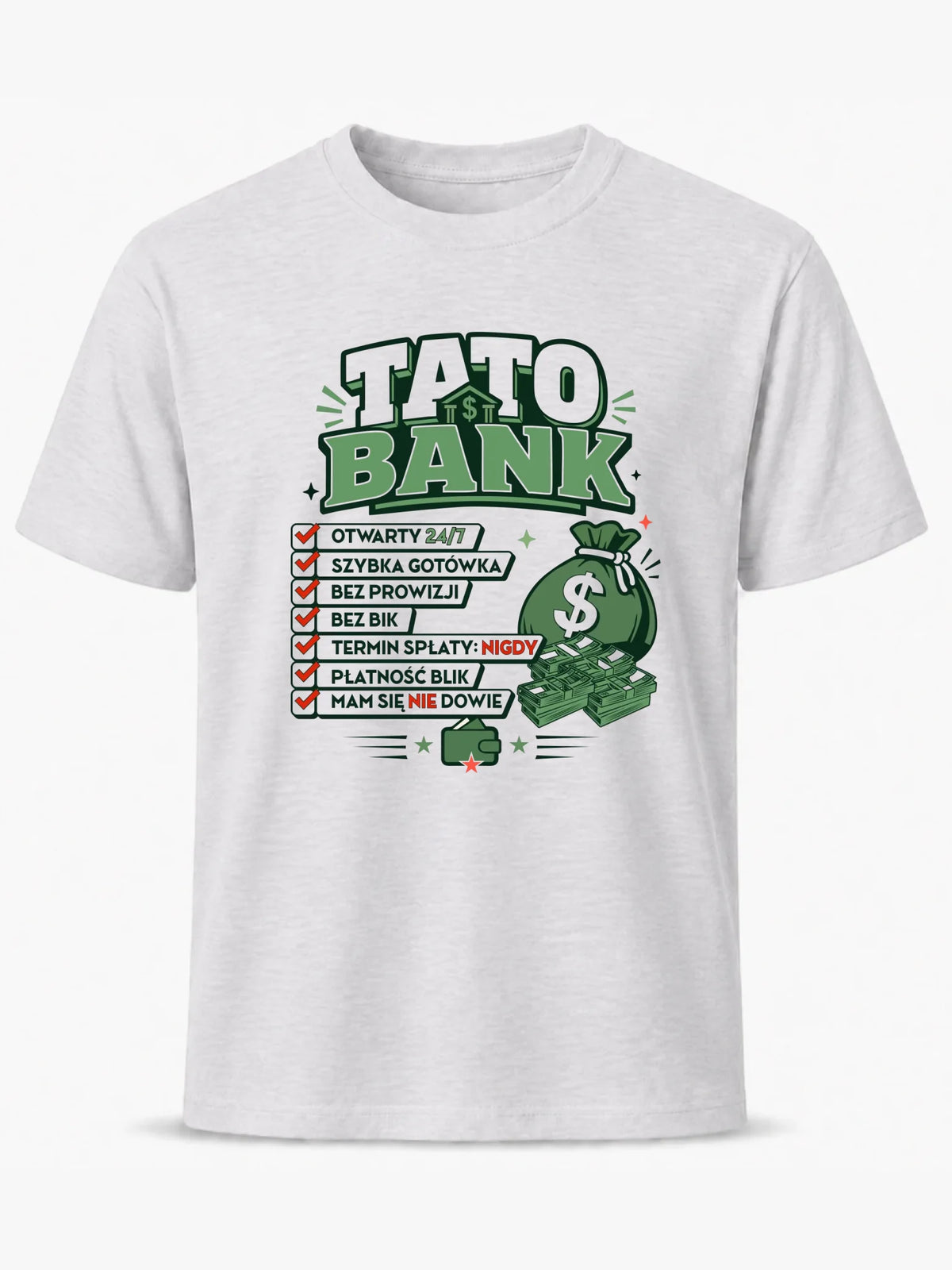 Koszulka dla taty - Tato Bank DT41