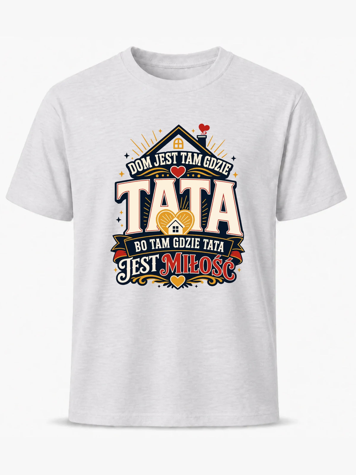 Koszulka dla taty - Dom jest tam gdzie tata DT37