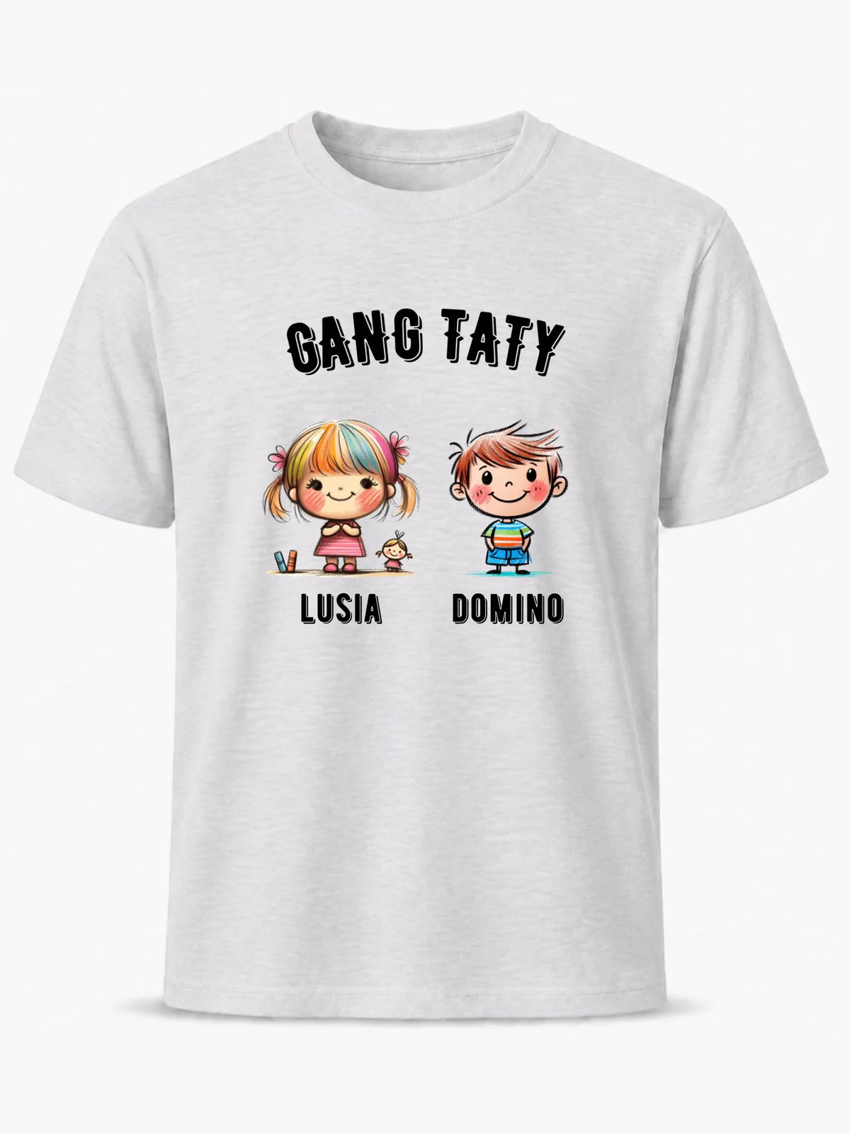 Koszulka dla taty z imionami dzieci - Gang taty - personalizowana DT09