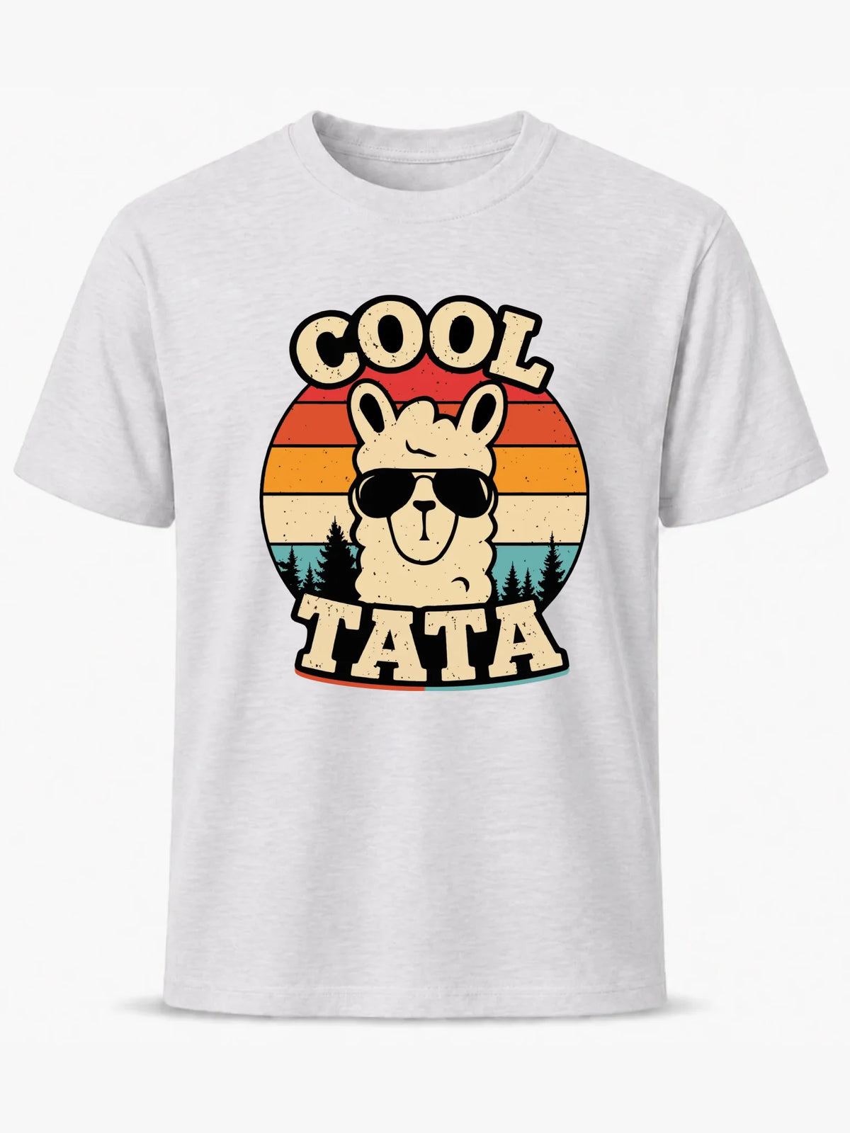 Koszulka dla taty - Lama w okularach Cool tata DT04