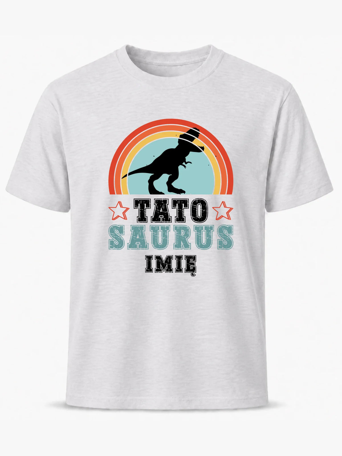 Koszulka dla taty - Tato Saurus - personalizowana DT03
