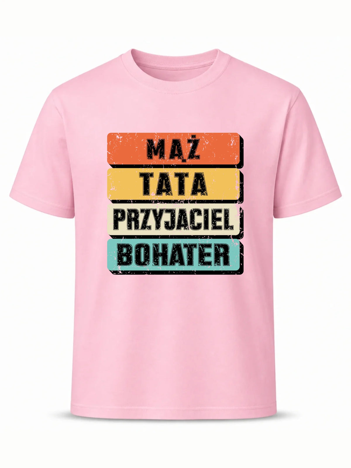 Koszulka dla taty - Mąż Tata Przyjaciel Bohater DT05