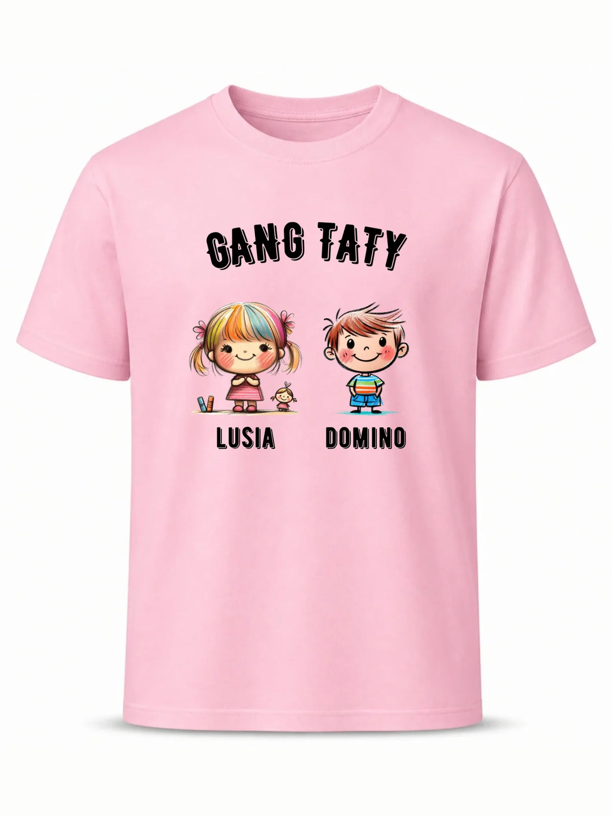Koszulka dla taty z imionami dzieci - Gang taty - personalizowana DT09