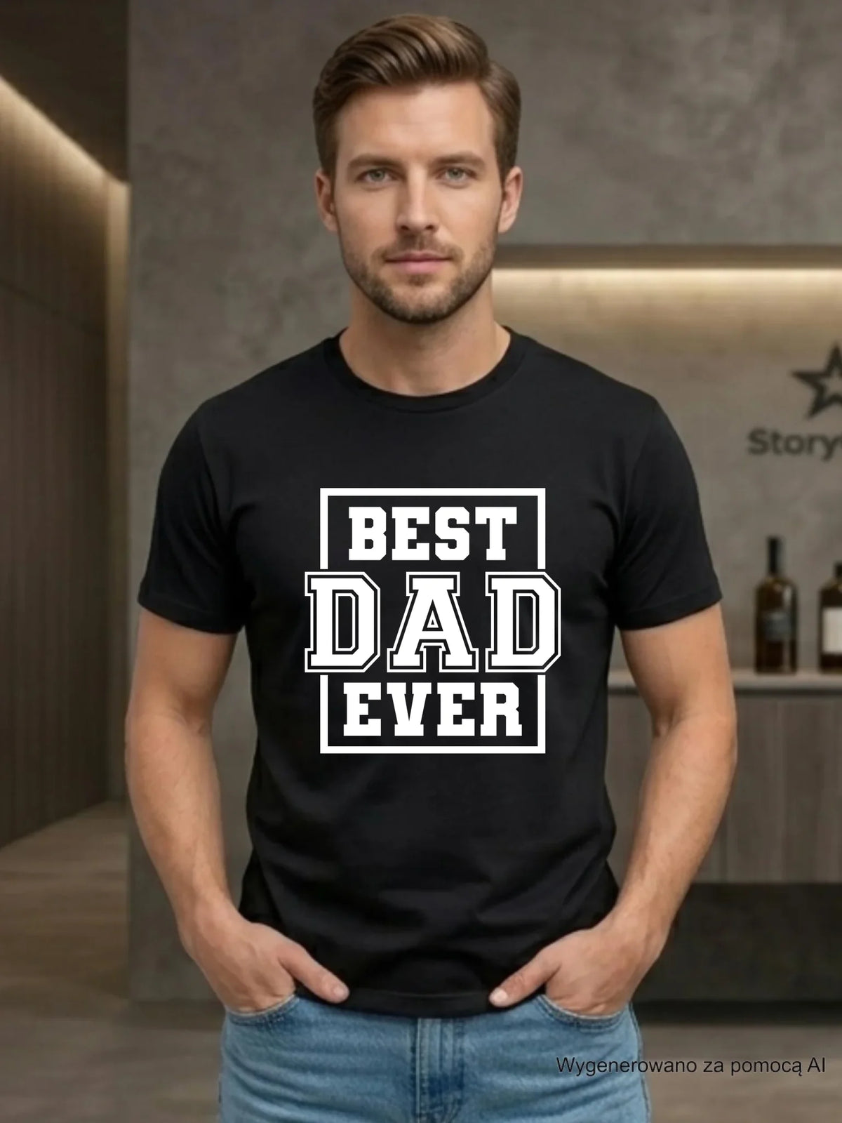Koszulka dla taty - Best dad ever DT27