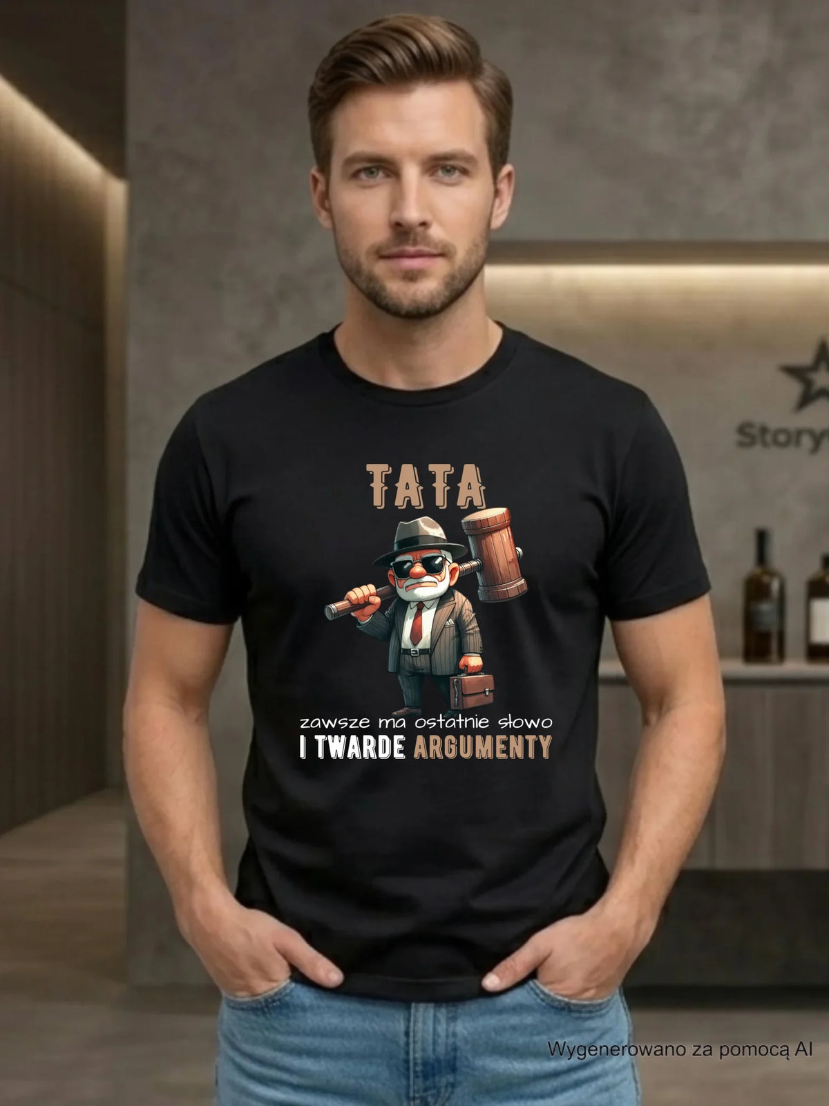 Koszulka dla taty - Tata zawsze ma ostatnie słowo DT82