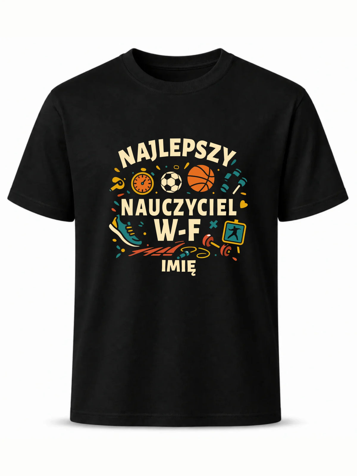 Koszulka dla nauczyciela wychowania fizycznego W-F - personalizowana N50