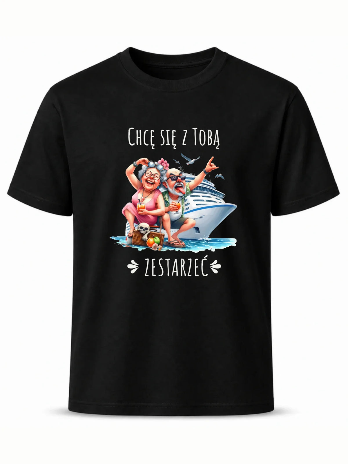 Koszulka męska - Chcę się z Tobą zestarzeć W80