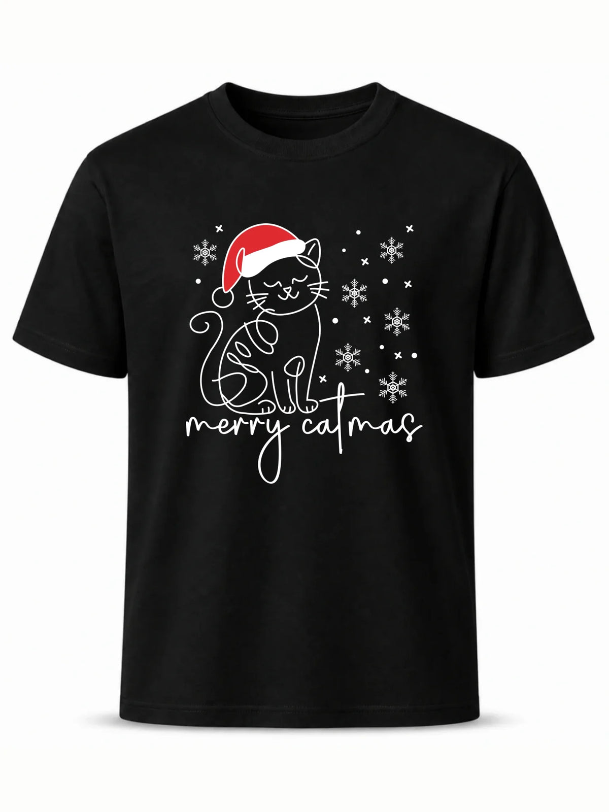 Koszulka męska świąteczna - Kot Merry catmas BN151
