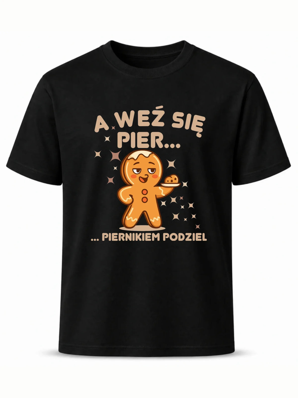 Koszulka męska świąteczna - Piernik A weź się pier... piernikiem podziel BN87