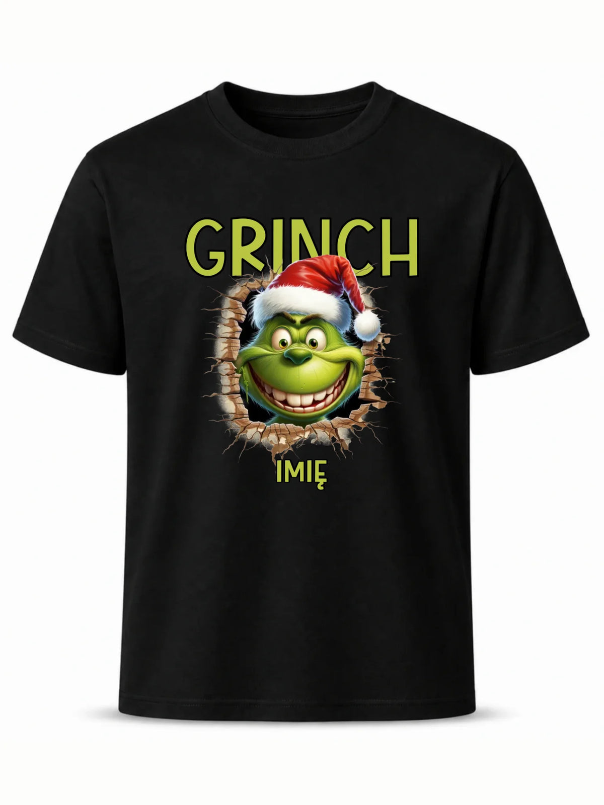 Koszulka męska świąteczna - Grinch - personalizowana BN112