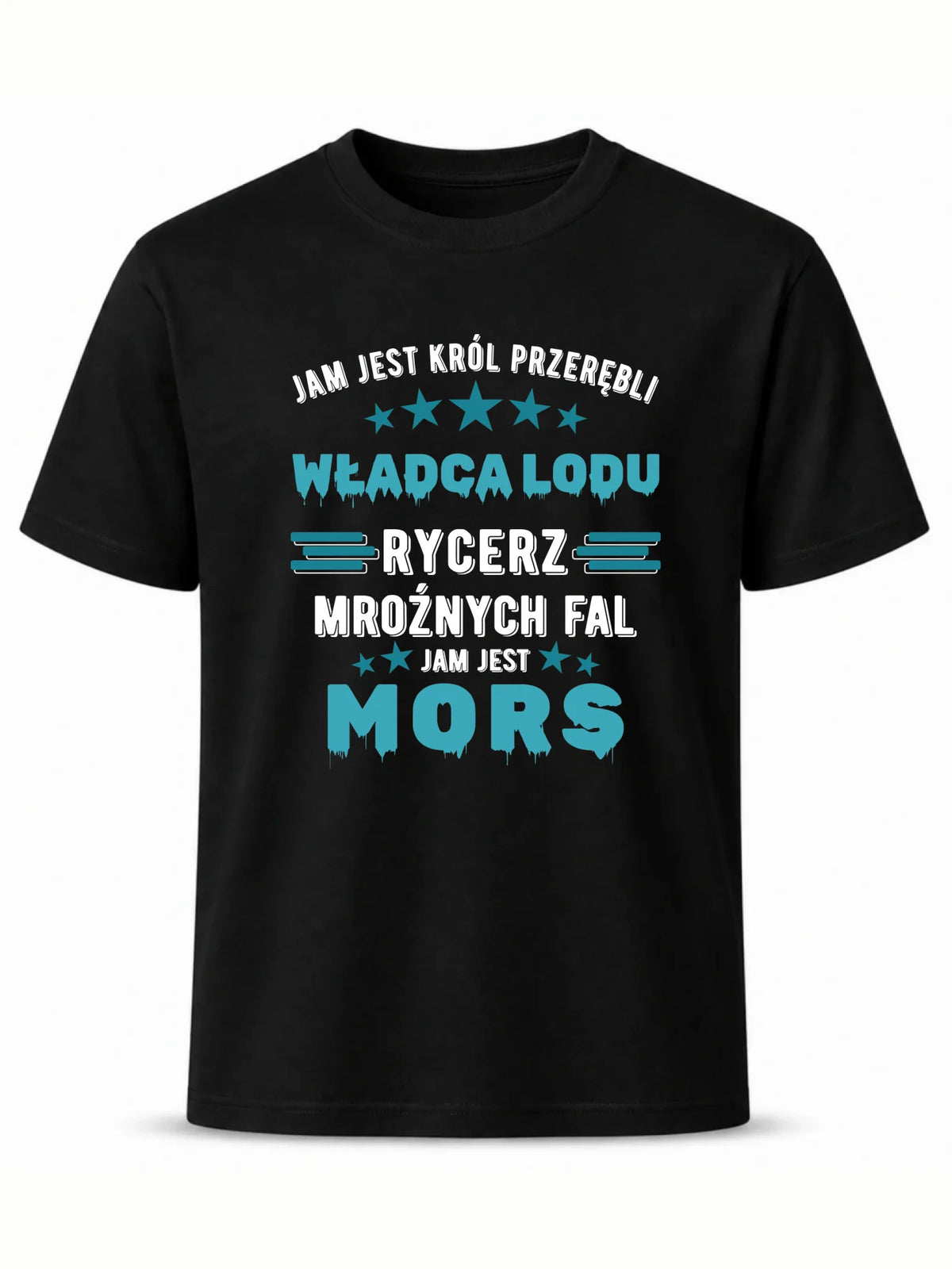 Koszulka męska - prezent dla morsa - Jam jest Król przerębli Jam jest mors HM13