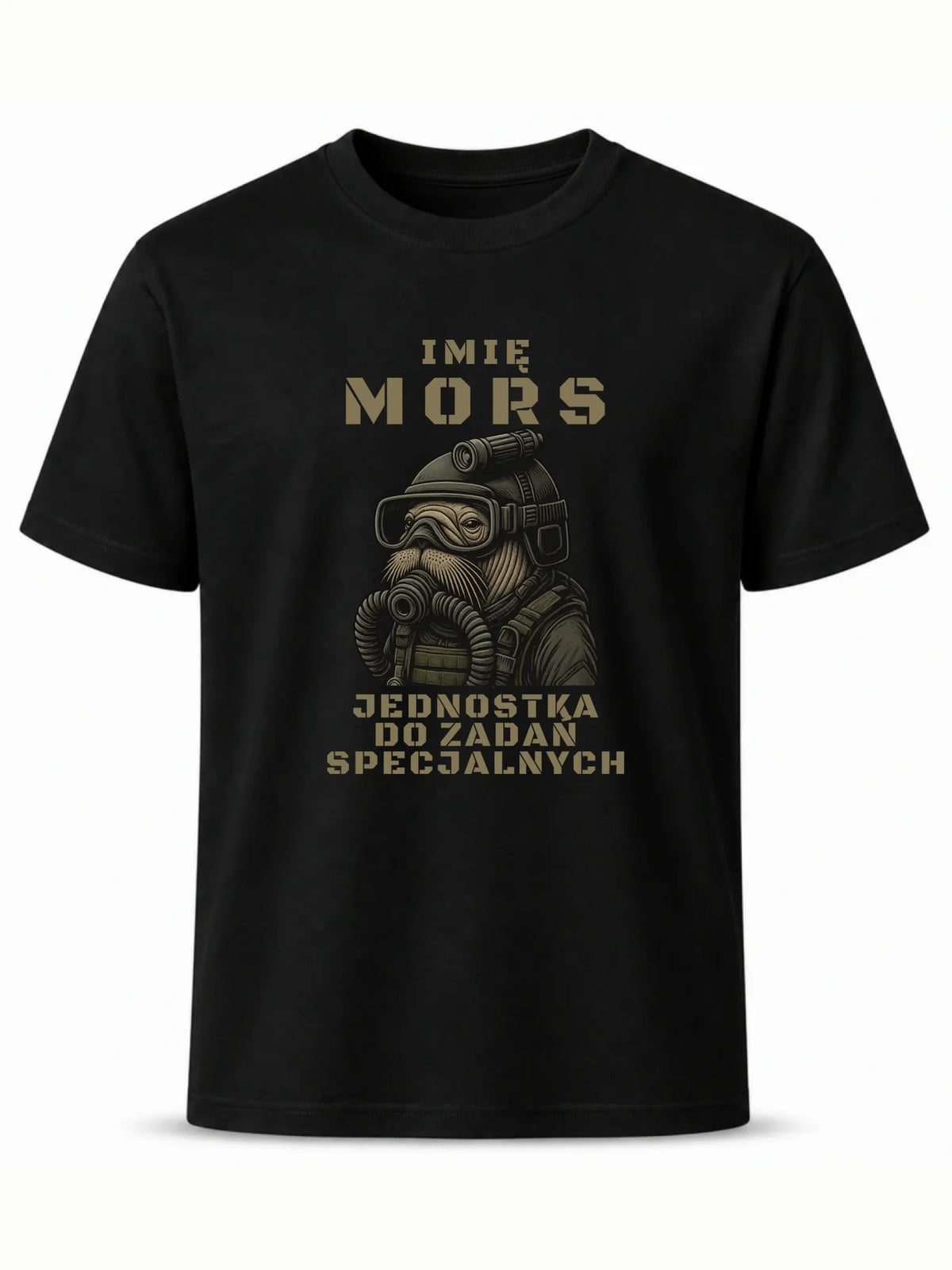 Koszulka męska - prezent dla morsa - Mors do zadań specjalnych - personalizowana HM07