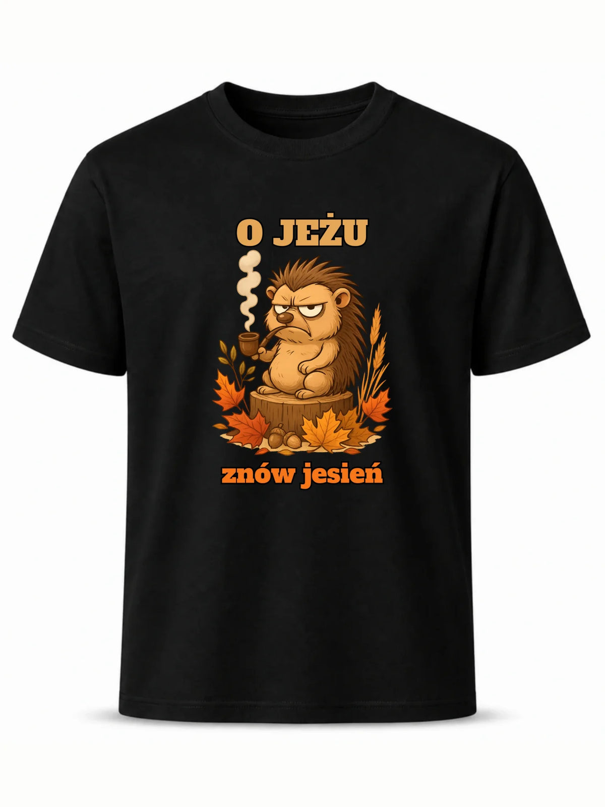 Koszulka męska jesienna - O jeżu znów jesień JS20