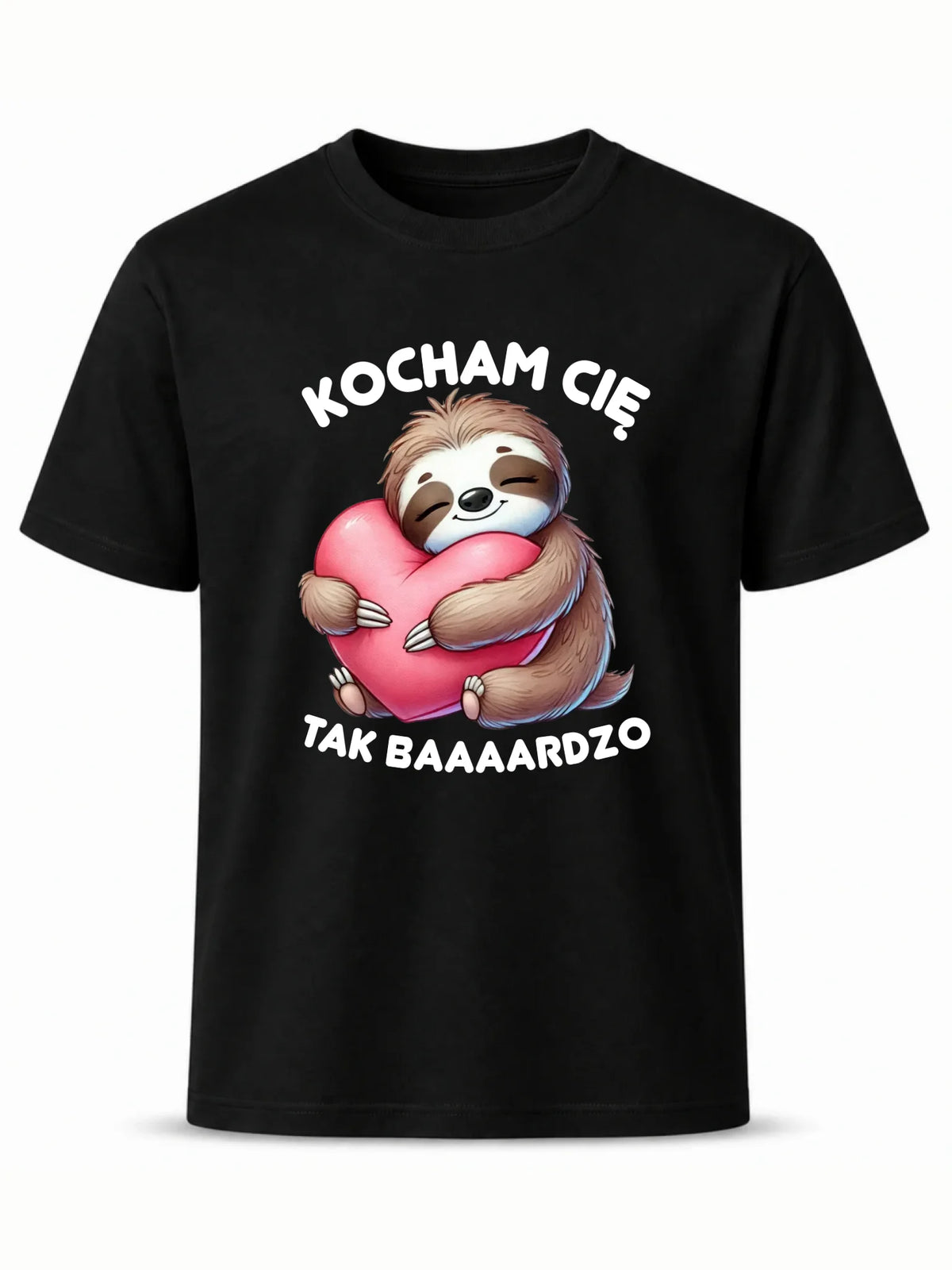 Koszulka męska - Leniwiec Kocham Cię tak baaaardzo W16