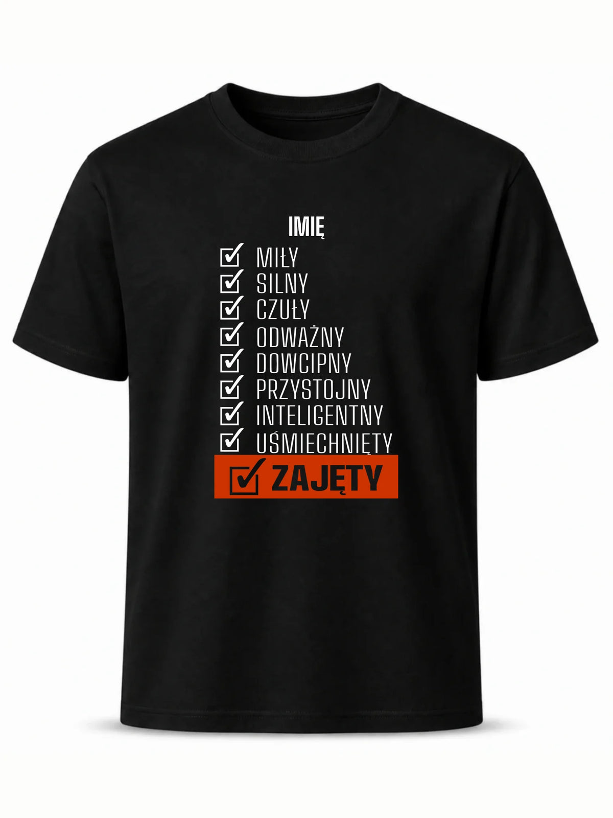 Koszulka męska - Zajęty prezent dla chłopaka męża narzeczonego - personalizowana DCH05