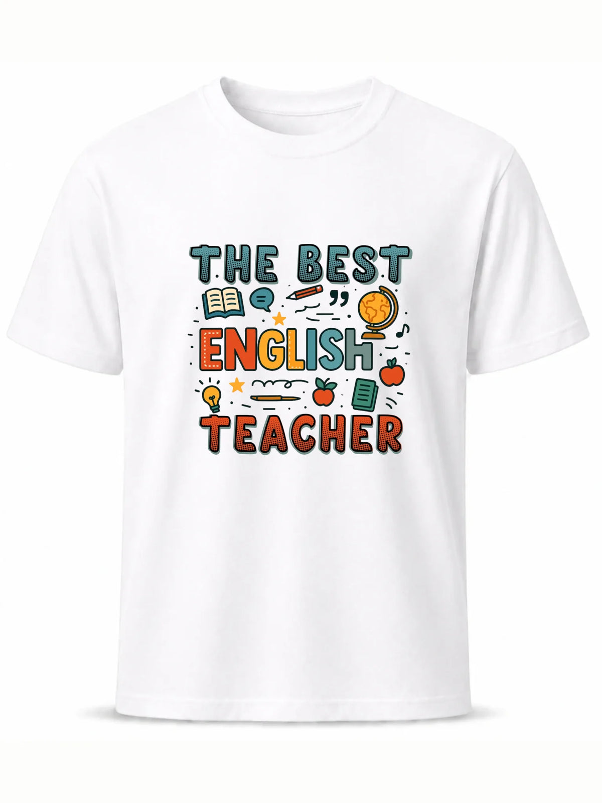 Koszulka męska dla nauczyciela angielskiego - The best english teacher N53