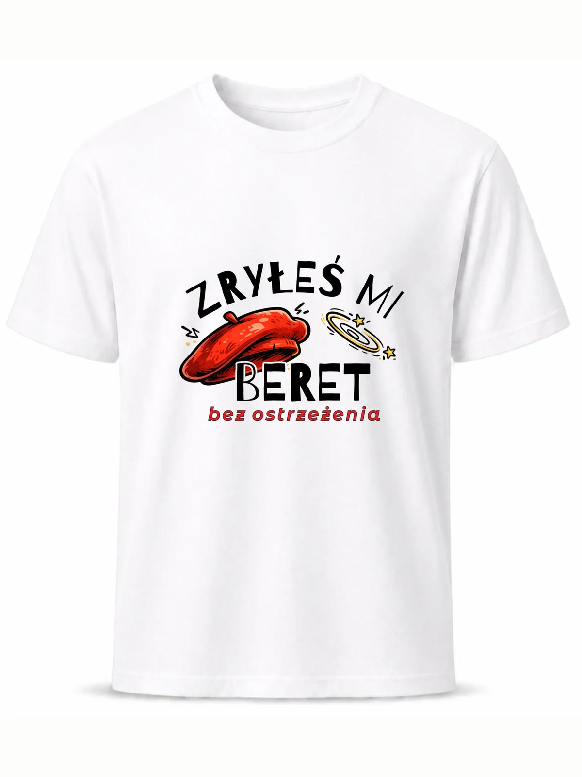 Koszulka męska dla faceta - Zryłeś mi beret DCH34
