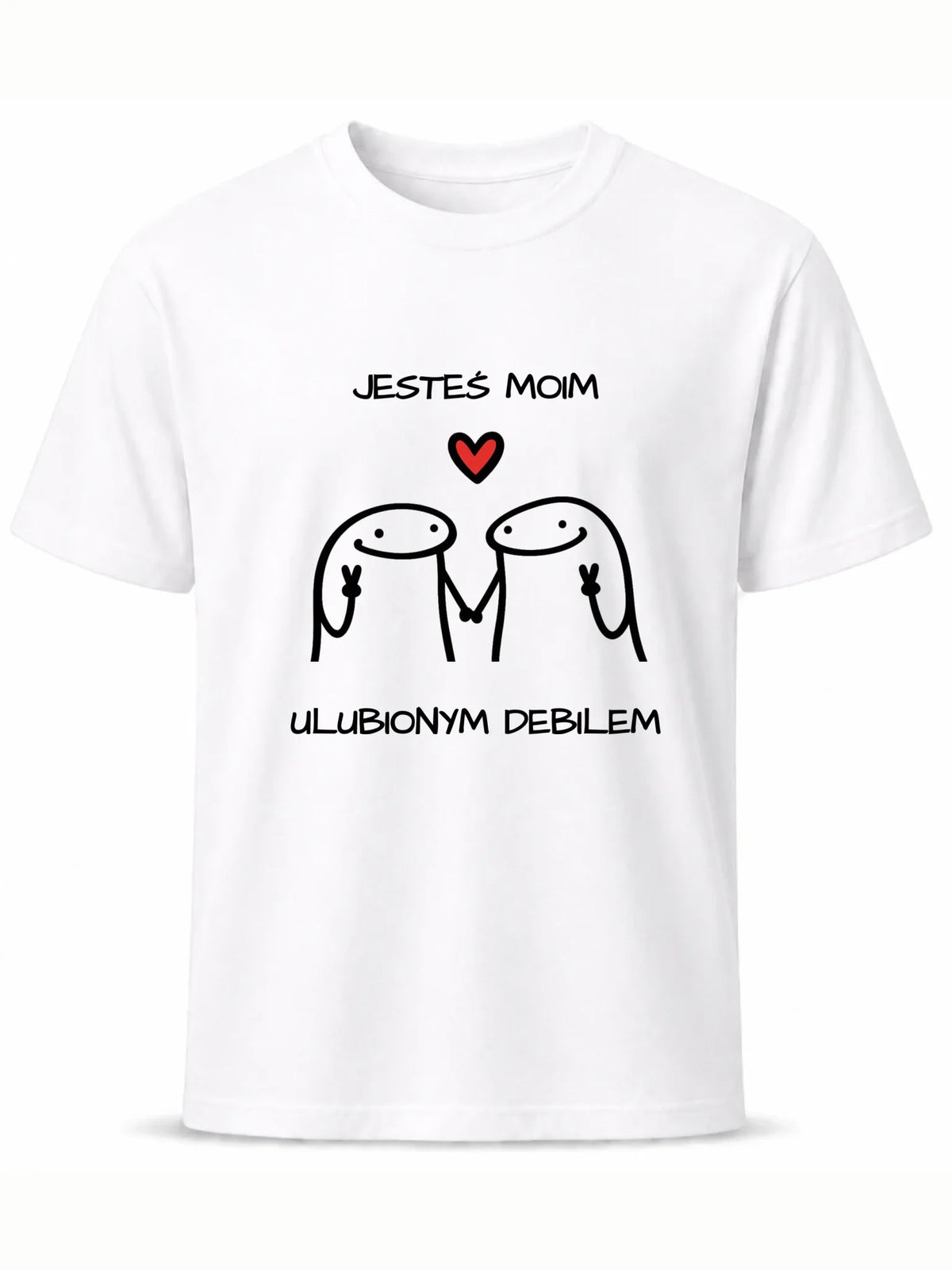 Koszulka męska - Jesteś moim ulubionym debilem W78