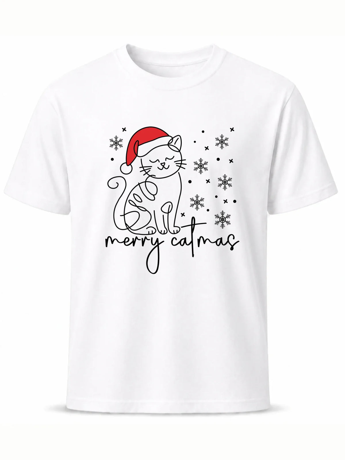 Koszulka męska świąteczna - Kot Merry catmas BN151