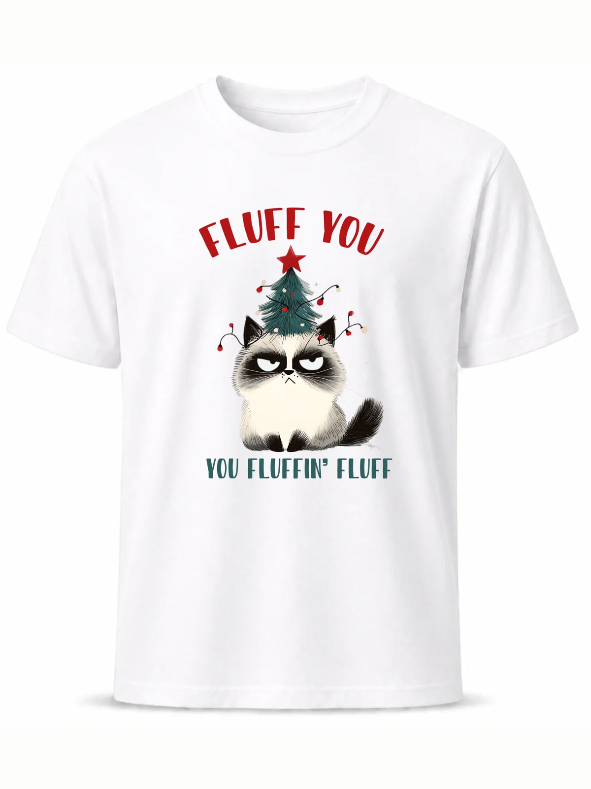 Koszulka męska świąteczna - Fluff You BN10
