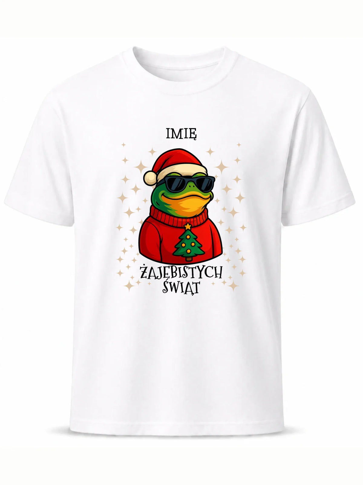 Koszulka męska świąteczna - Żajebistych Świąt - personalizowana BN144