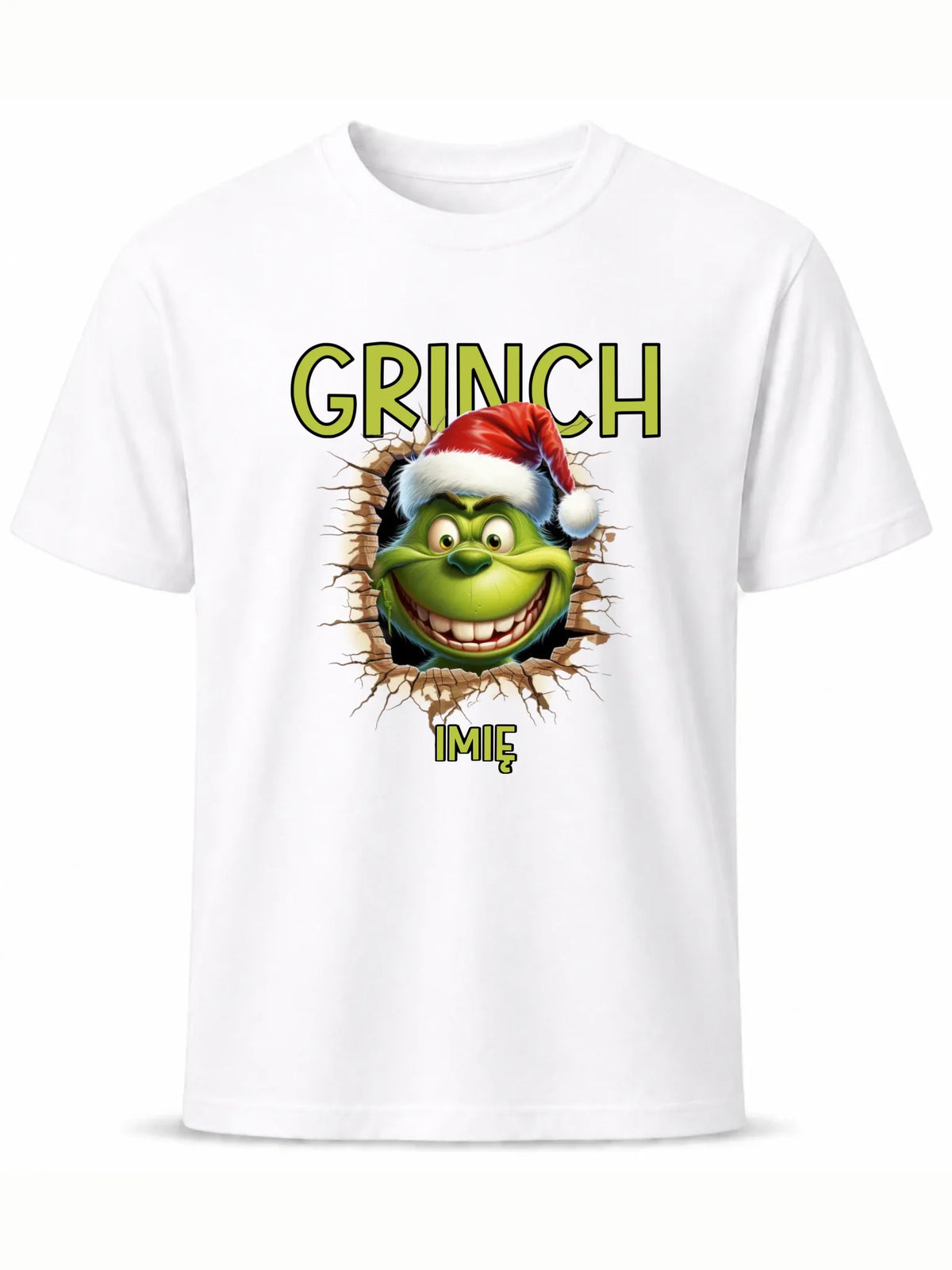 Koszulka męska świąteczna - Grinch - personalizowana BN112