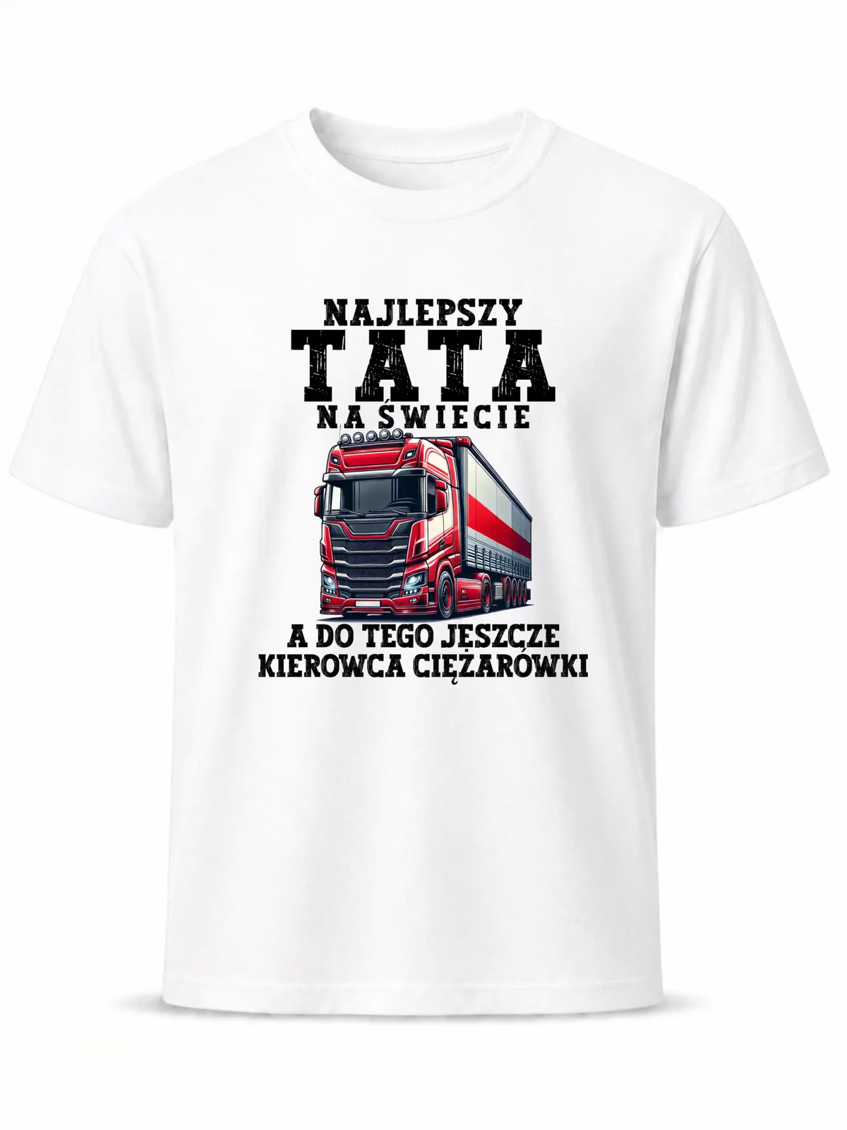Koszulka męska - Najlepszy tata, a do tego kierowca ciężarówki ZKT09