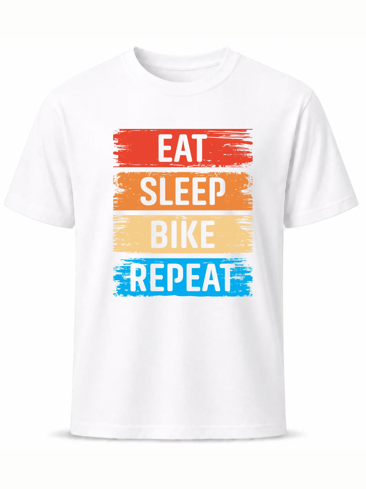 Koszulka męska na rower - Eat sleep bike repeat HR03