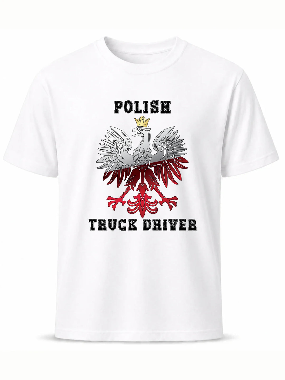 Koszulka męska dla kierowcy ciężarówki - Polish Truck Driver ZKT06