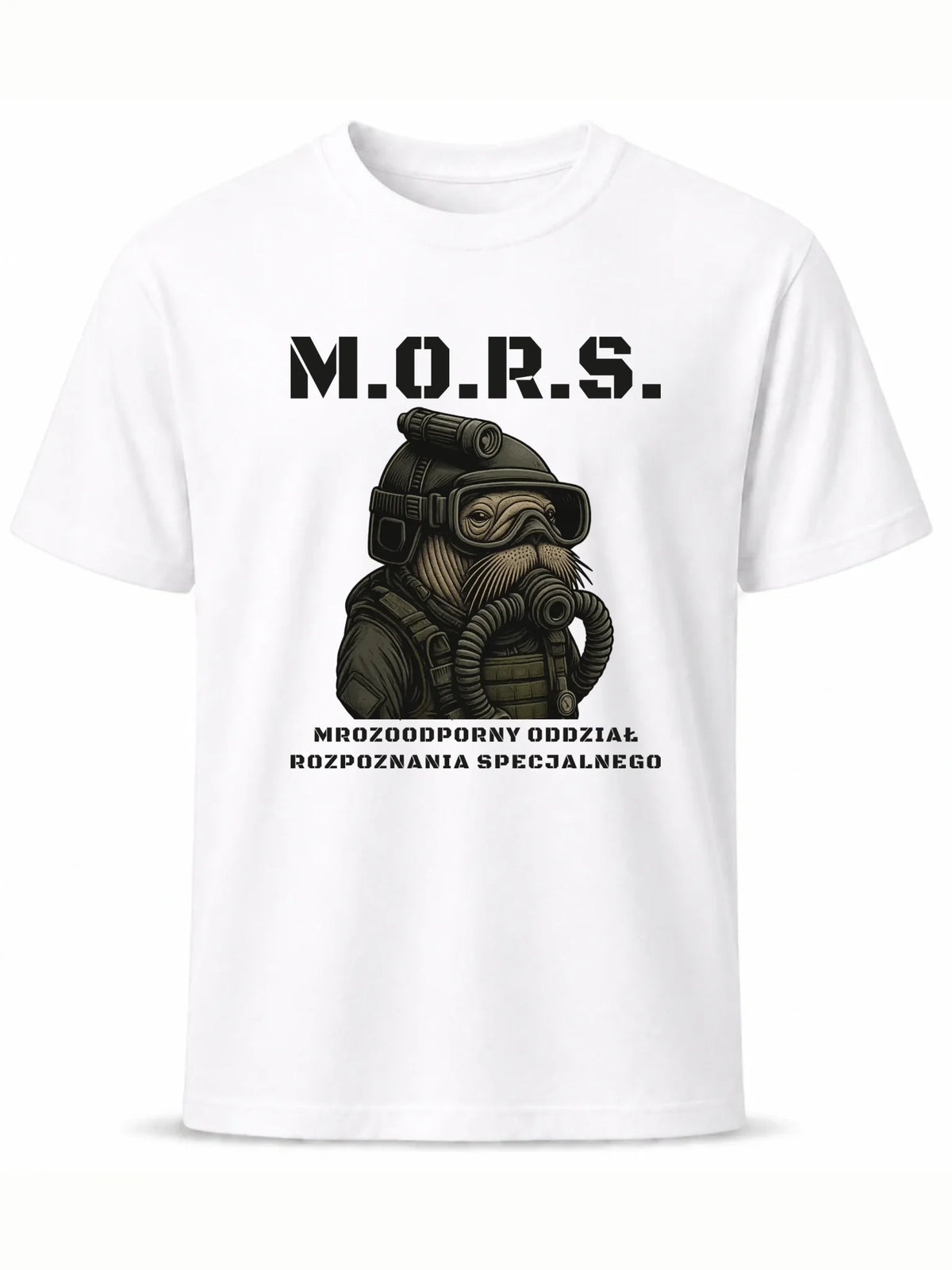 Koszulka męska - prezent dla morsa - M.O.R.S. Mrozoodporny Oddział Rozpoznania Specjalnego HM20