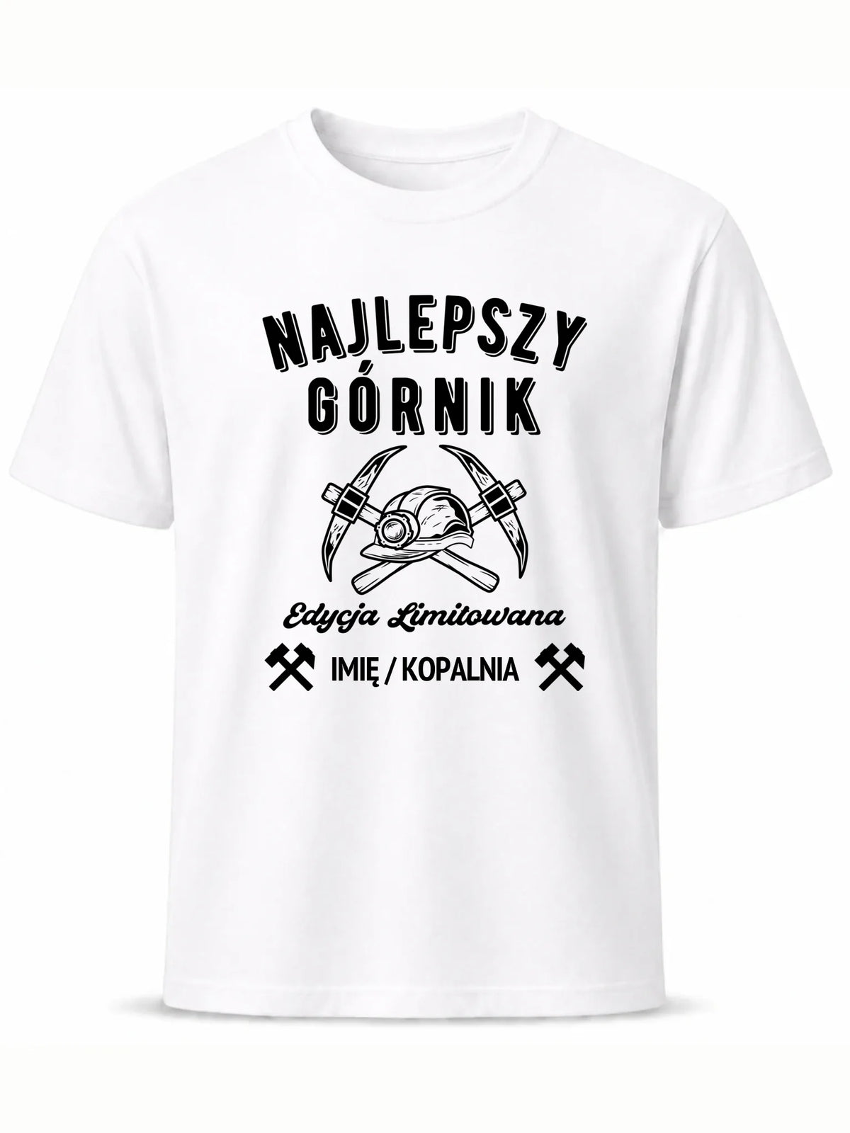 Koszulka męska - prezent dla górnika - Najlepszy górnik - personalizowana G27