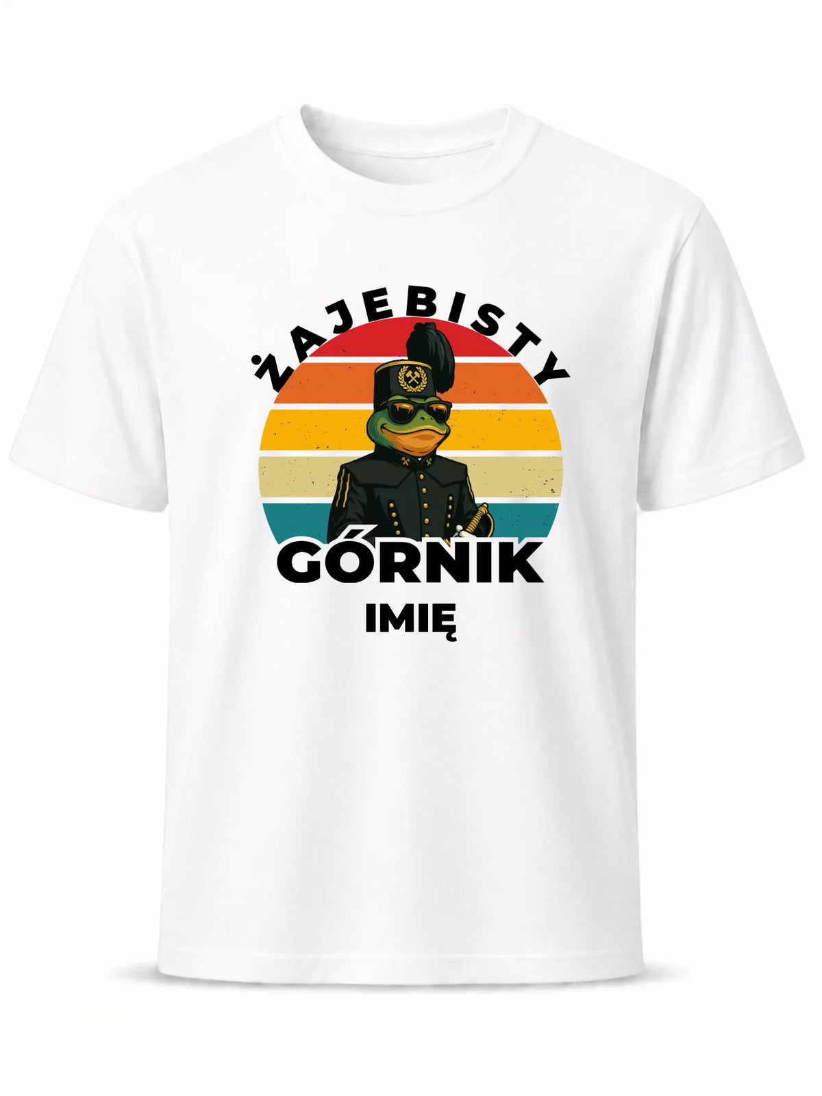 Koszulka męska - prezent dla górnika - Żajebisty górnik - personalizowana G19