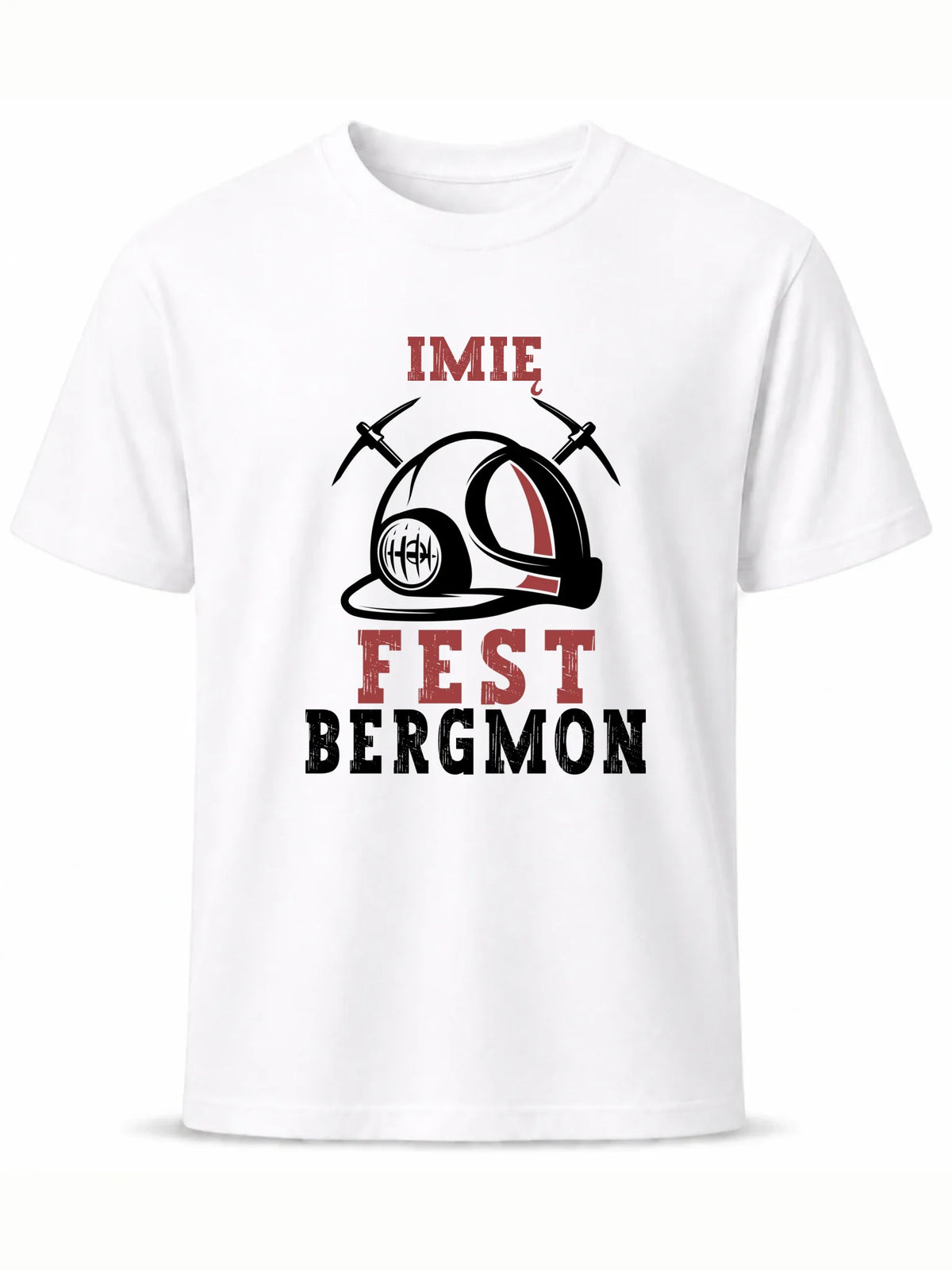 Koszulka męska - prezent dla górnika - Fest bergmon - personalizowana G07