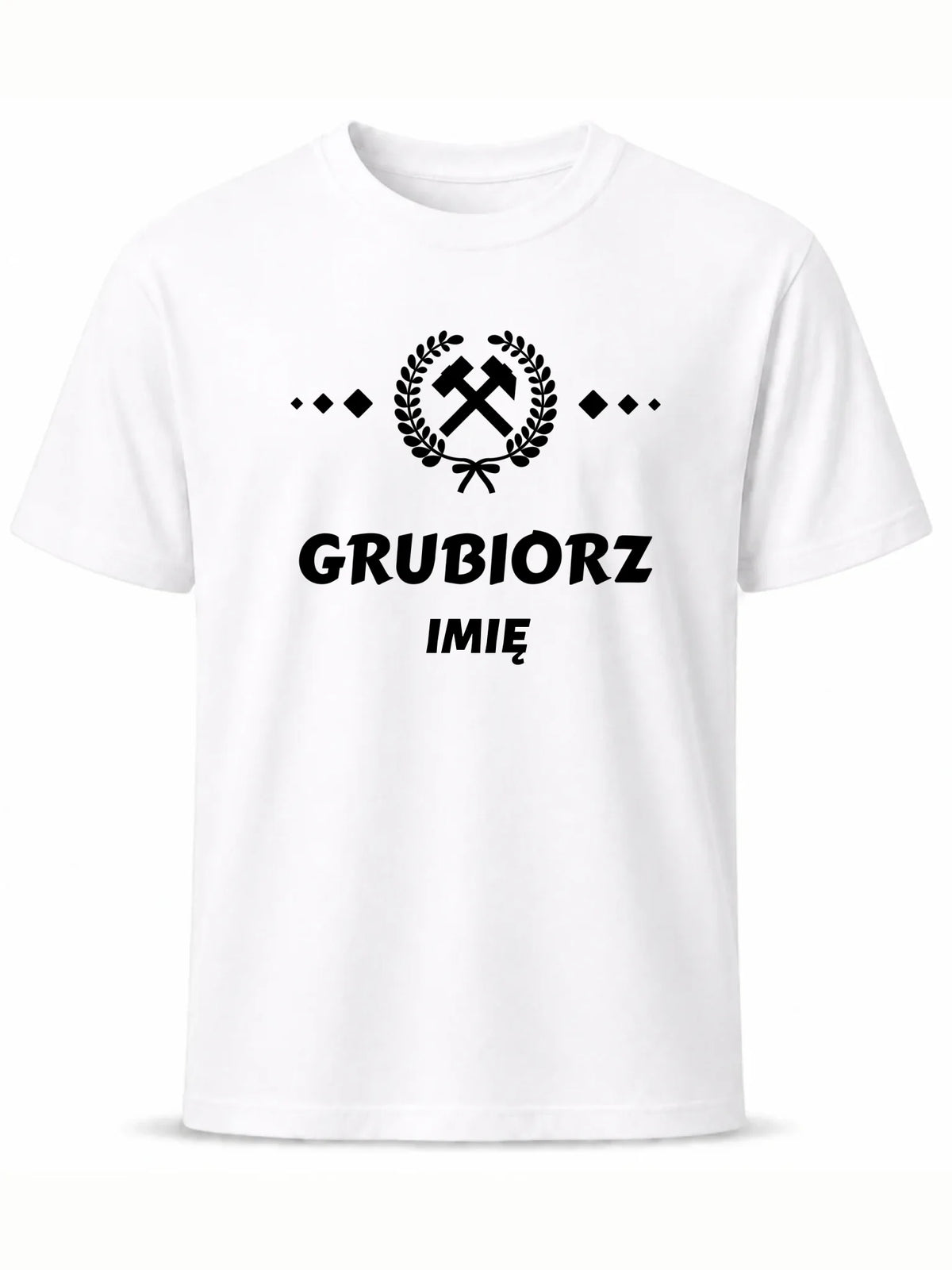 Koszulka męska - prezent dla górnika - Grubiorz - personalizowana G03
