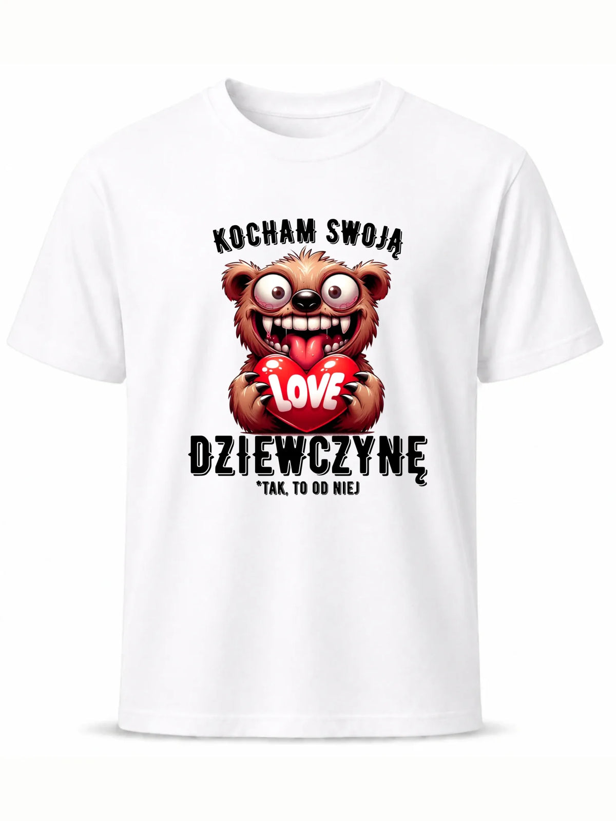 Koszulka męska dla chłopaka - Kocham swoją dziewczynę W30