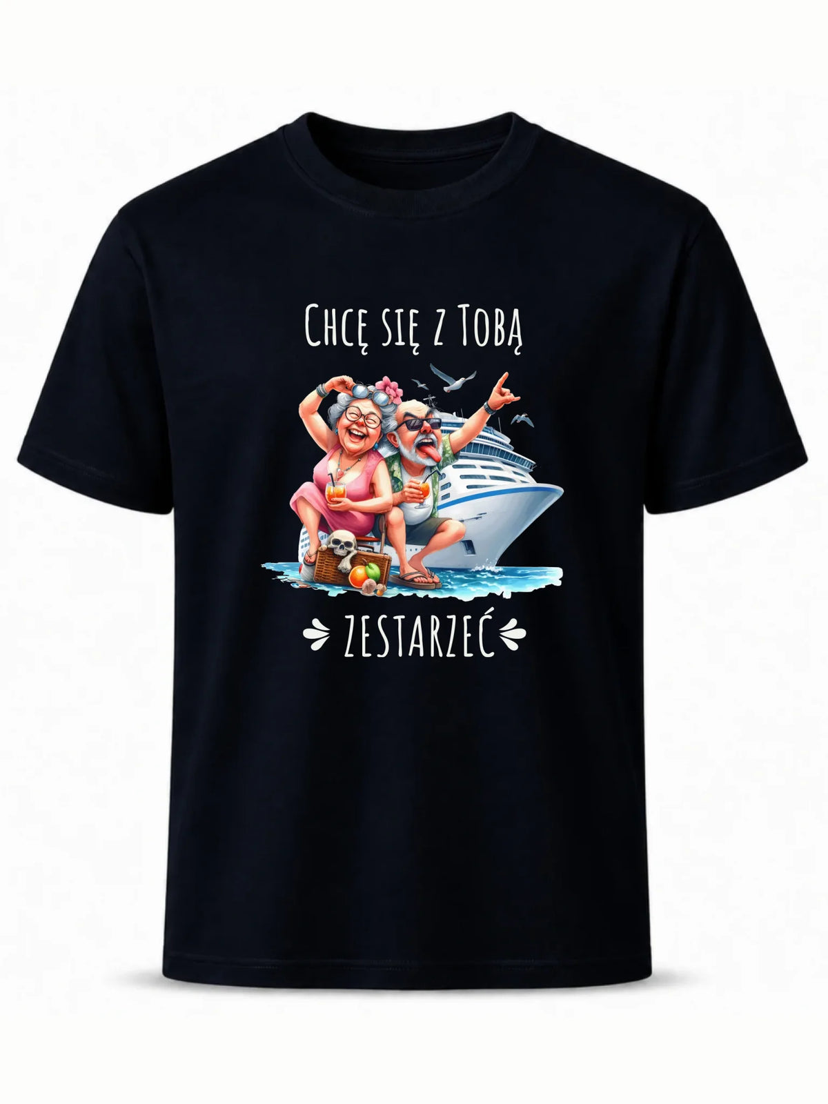 Koszulka męska - Chcę się z Tobą zestarzeć W80