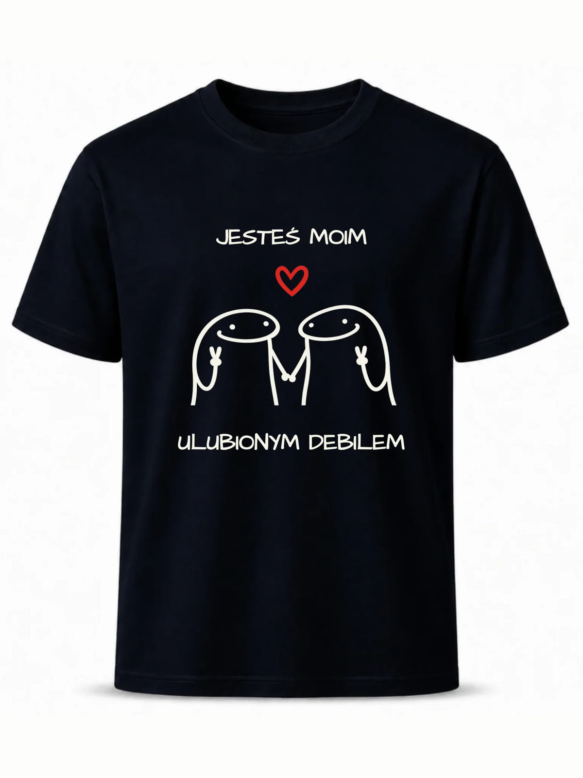 Koszulka męska - Jesteś moim ulubionym debilem W78