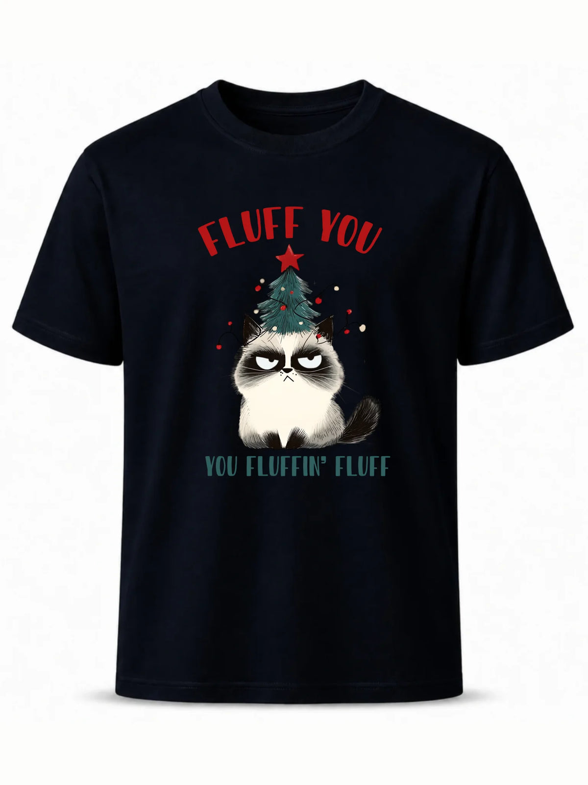Koszulka męska świąteczna - Fluff You BN10