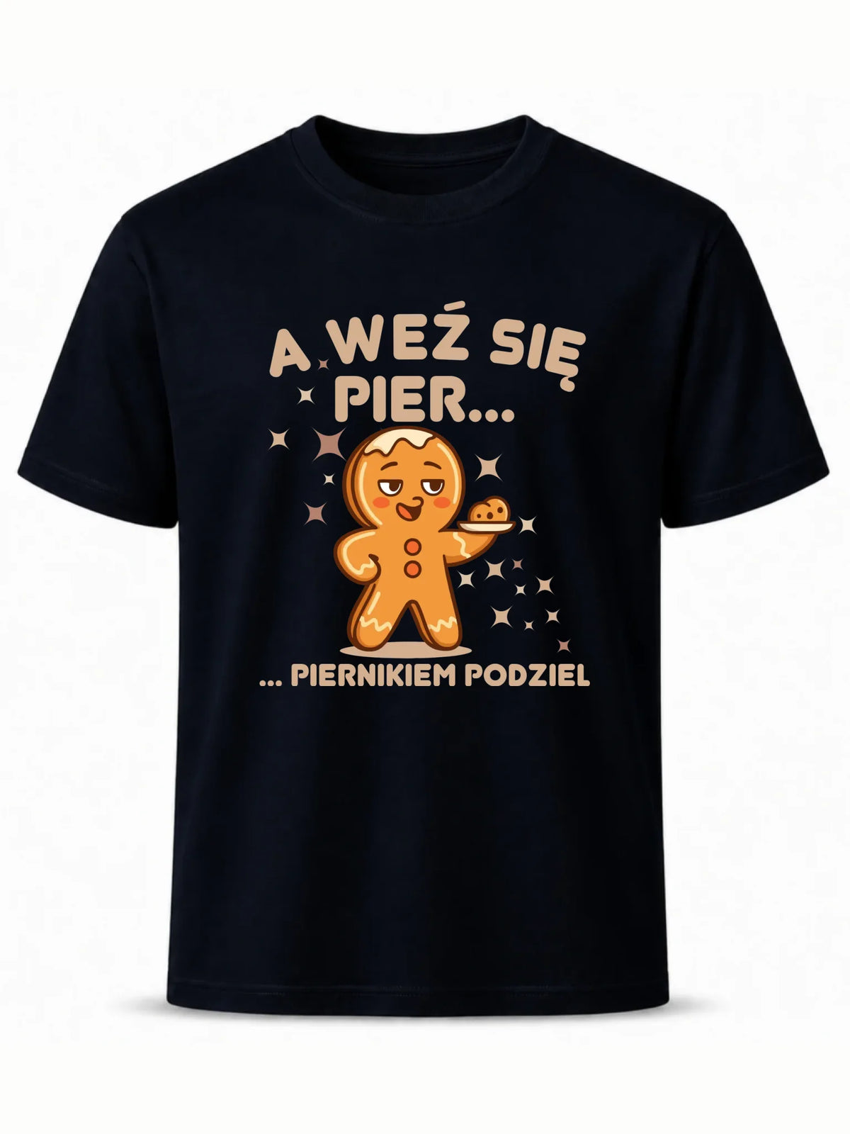 Koszulka męska świąteczna - Piernik A weź się pier... piernikiem podziel BN87