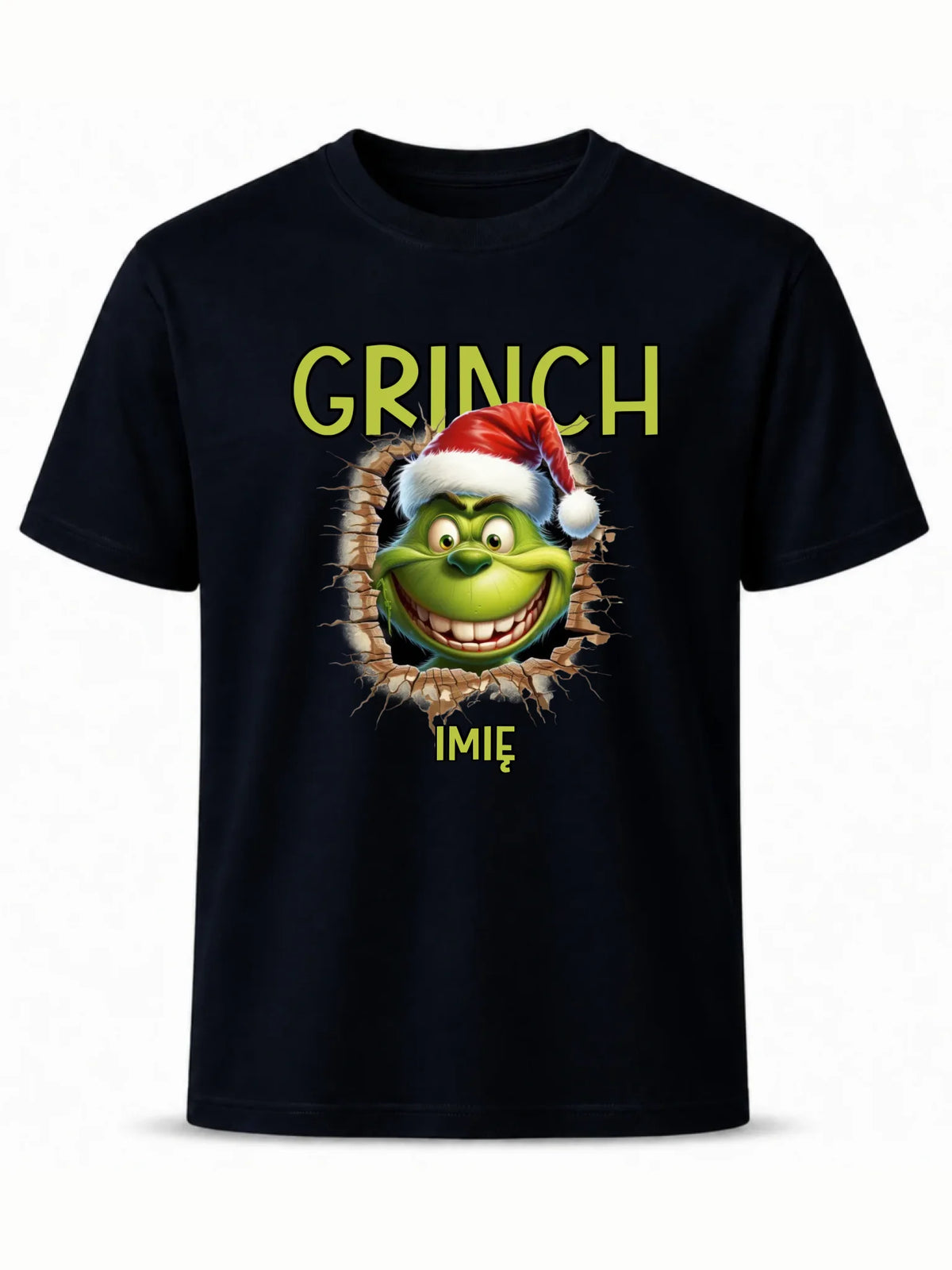 Koszulka męska świąteczna - Grinch - personalizowana BN112