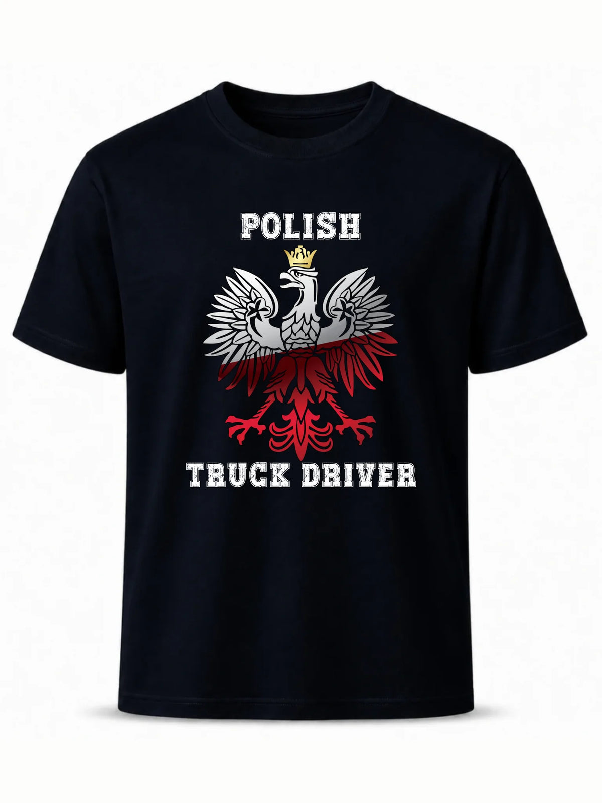 Koszulka męska dla kierowcy ciężarówki - Polish Truck Driver ZKT06