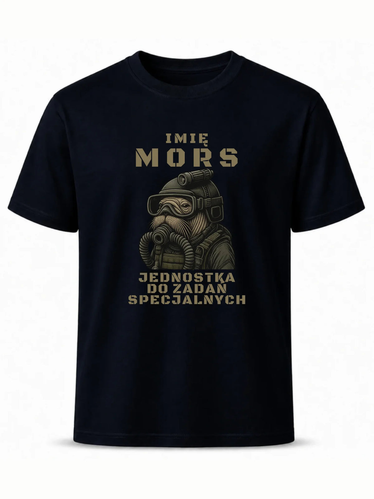 Koszulka męska - prezent dla morsa - Mors do zadań specjalnych - personalizowana HM07
