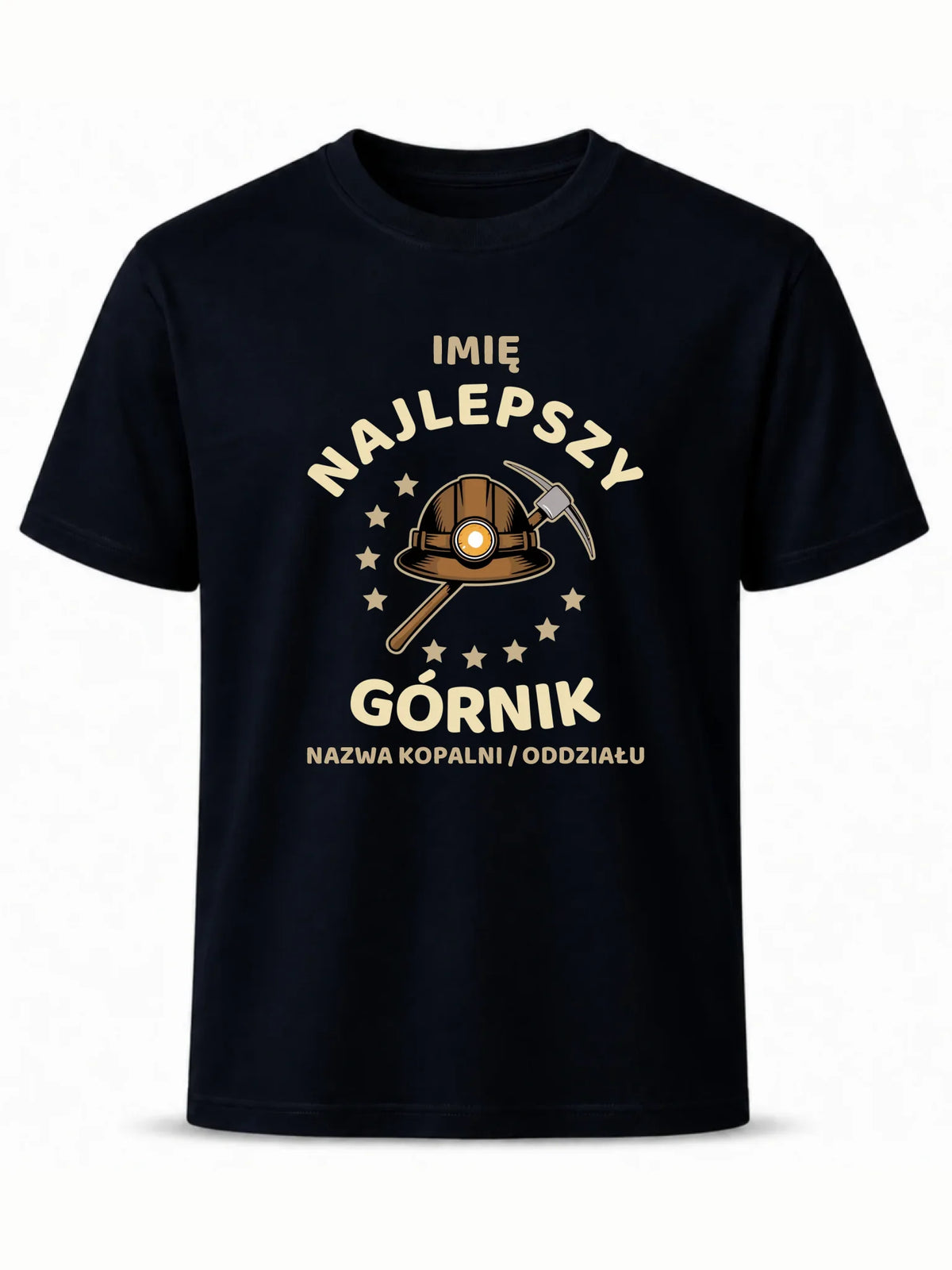 Koszulka męska - prezent dla górnika - Najlepszy górnik - personalizowana G23