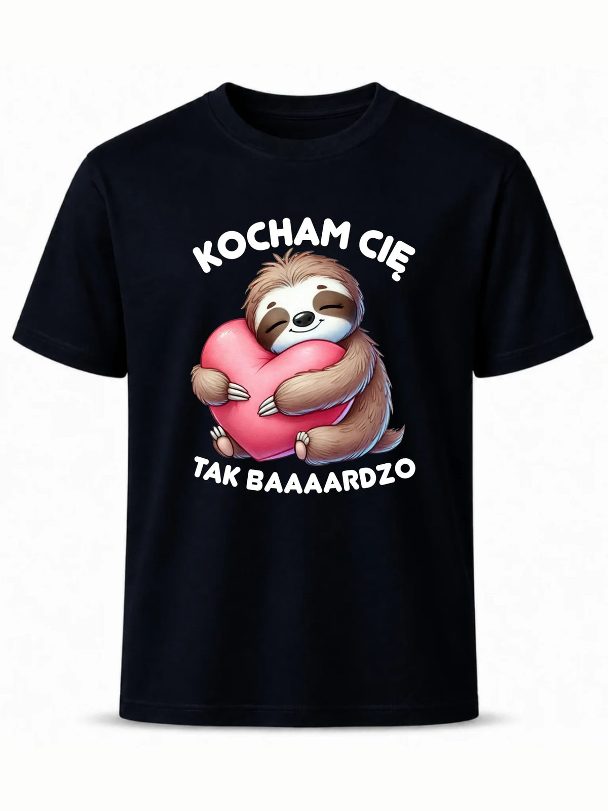 Koszulka męska - Leniwiec Kocham Cię tak baaaardzo W16