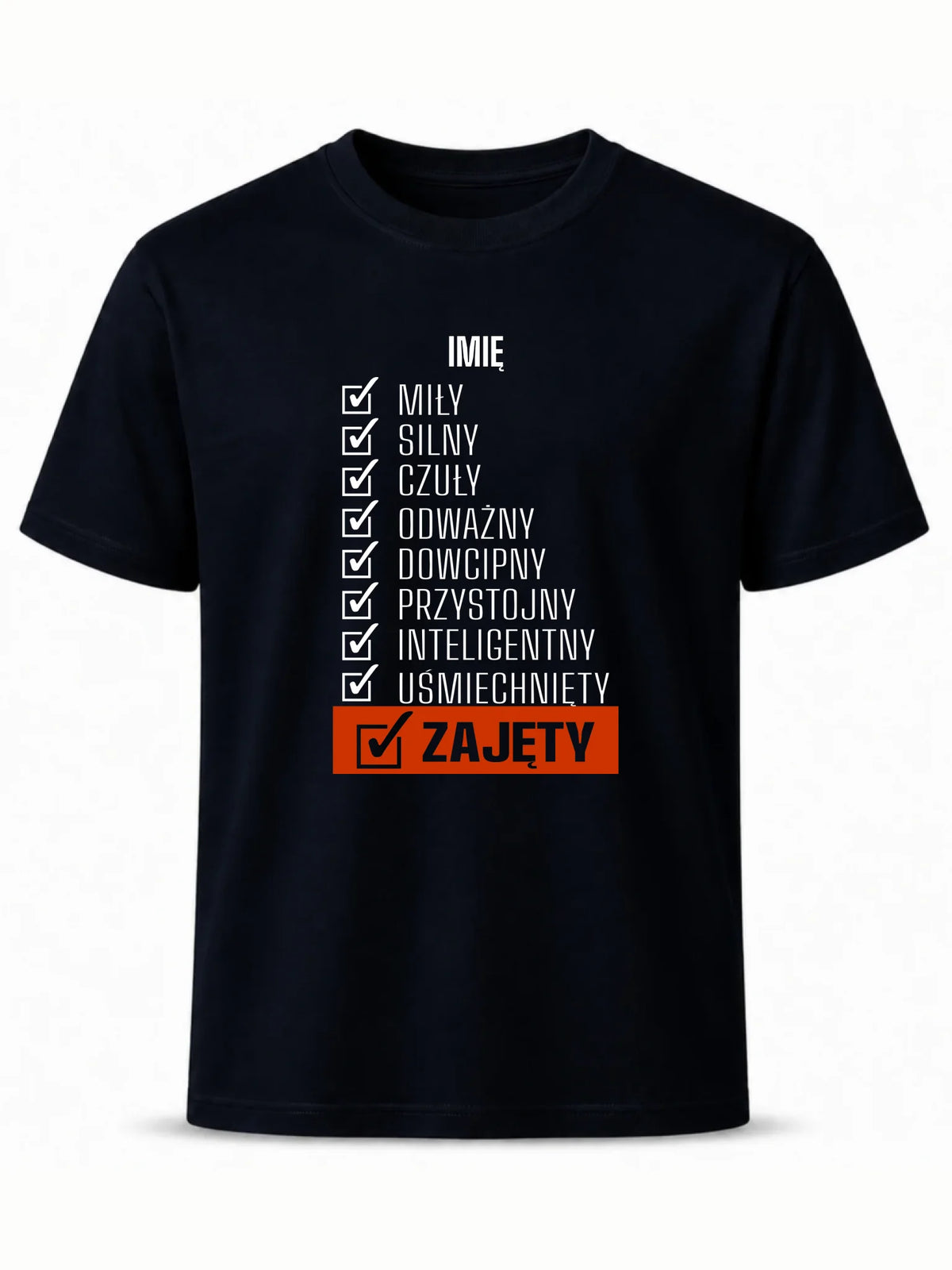 Koszulka męska - Zajęty prezent dla chłopaka męża narzeczonego - personalizowana DCH05