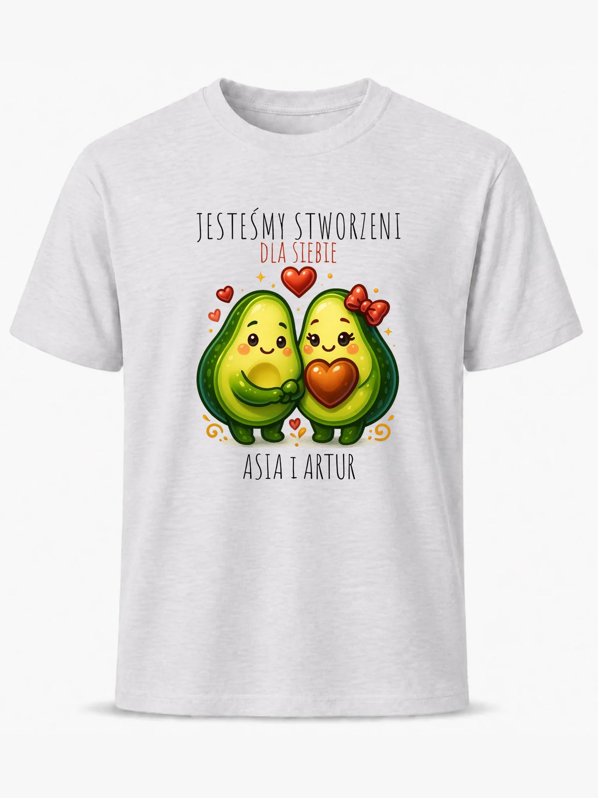 Koszulka męska - Awokado Stworzeni dla siebie - personalizowana W91