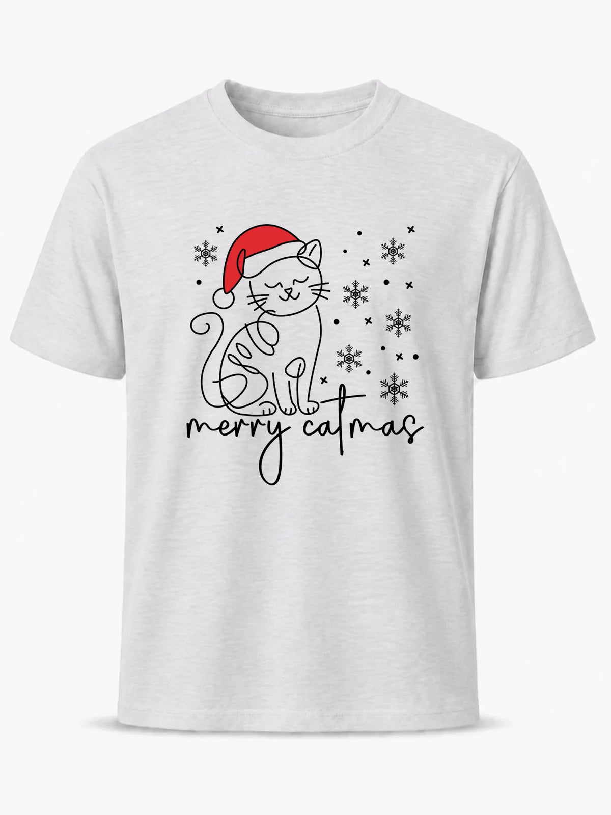 Koszulka męska świąteczna - Kot Merry catmas BN151