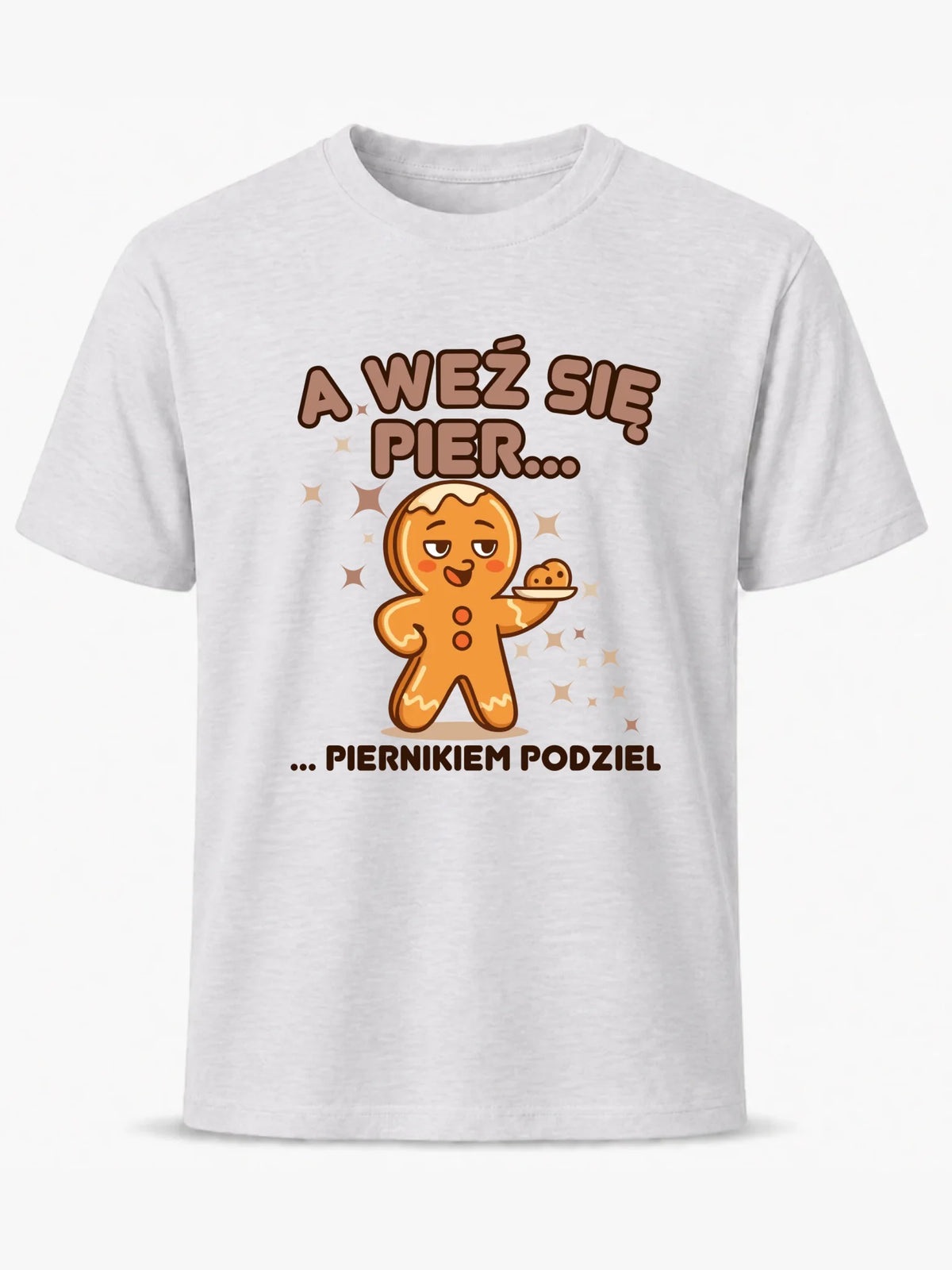 Koszulka męska świąteczna - Piernik A weź się pier... piernikiem podziel BN87