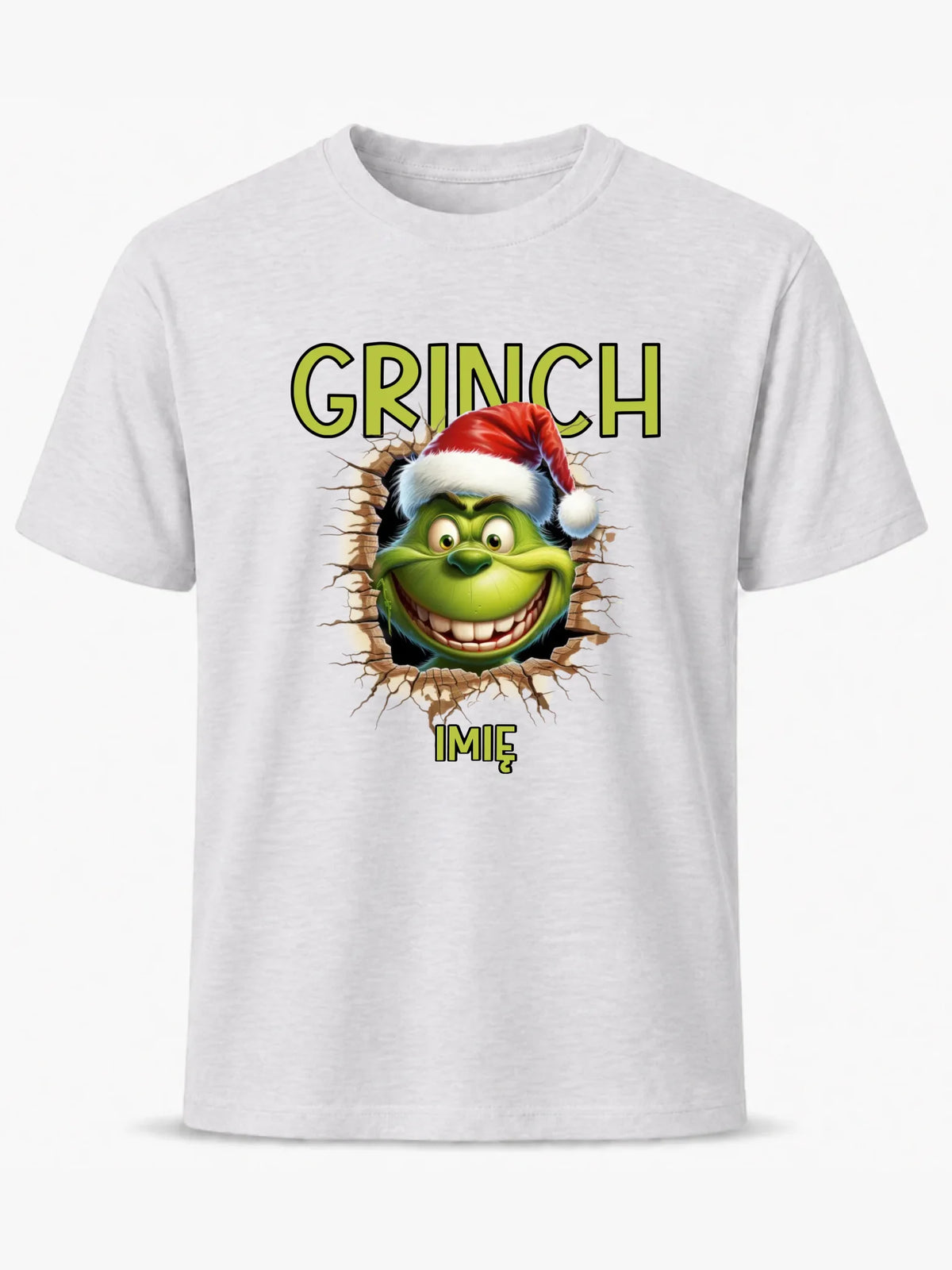 Koszulka męska świąteczna - Grinch - personalizowana BN112
